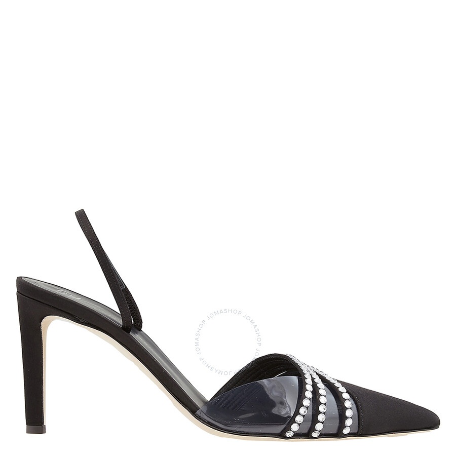 Giuseppe Zanotti Ladies Black Audrine Slingback 110 mm Pumps - 1