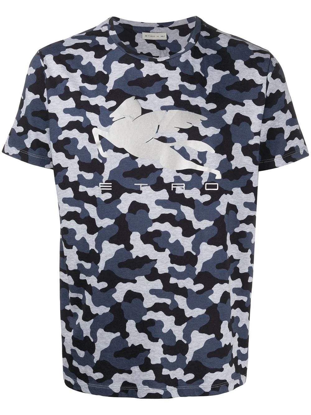 Pegaso camouflage print T-shirt - 1