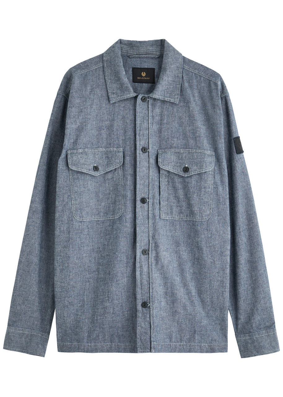Belstaff Logo Chambray Overshirt - 1