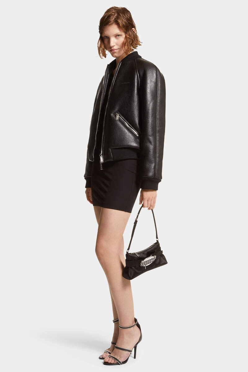 FAUX SHEARLING BOMBER JACKET 3