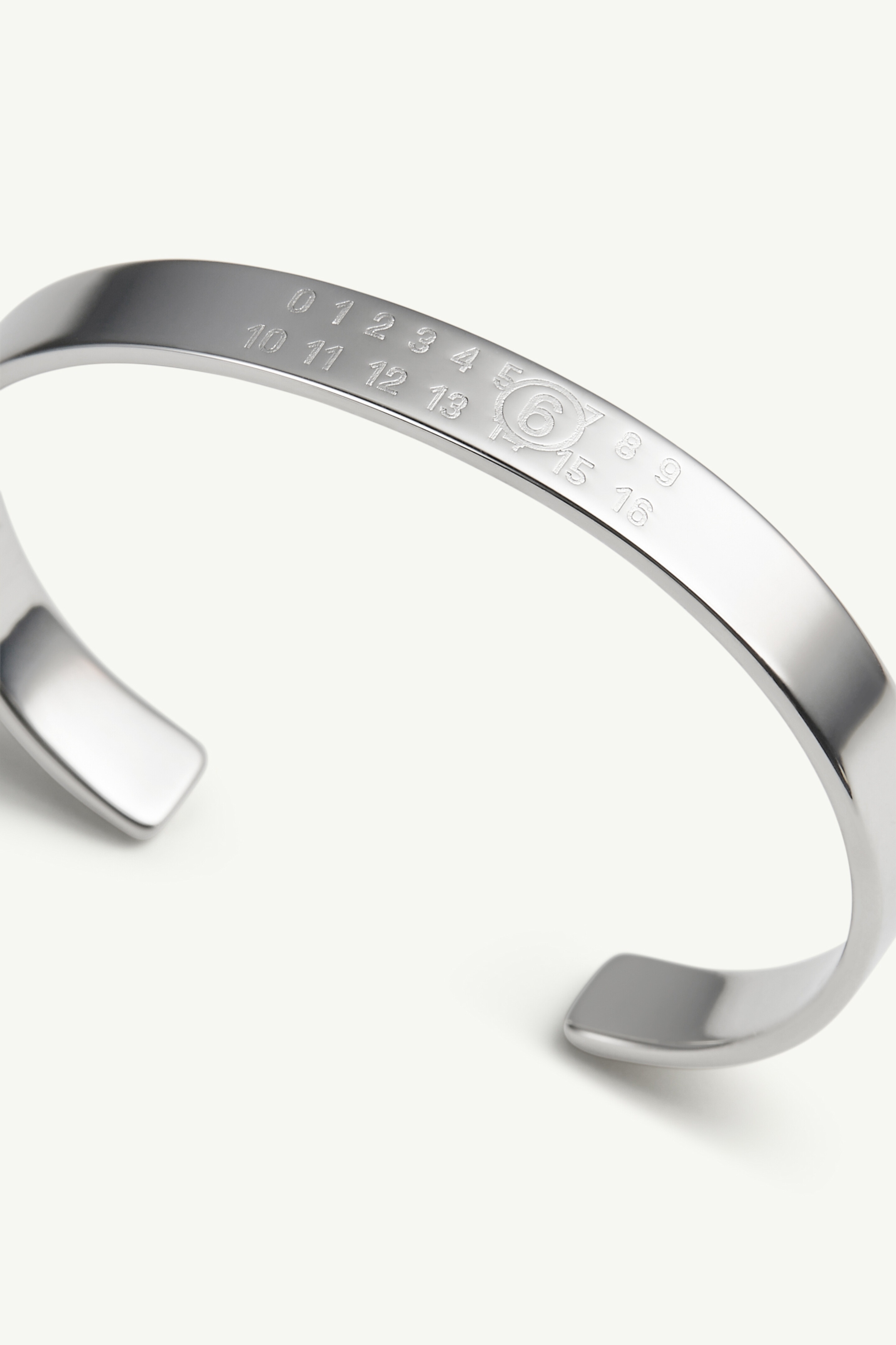 Numeric Minimal Signature Cuff Bracelet - 2