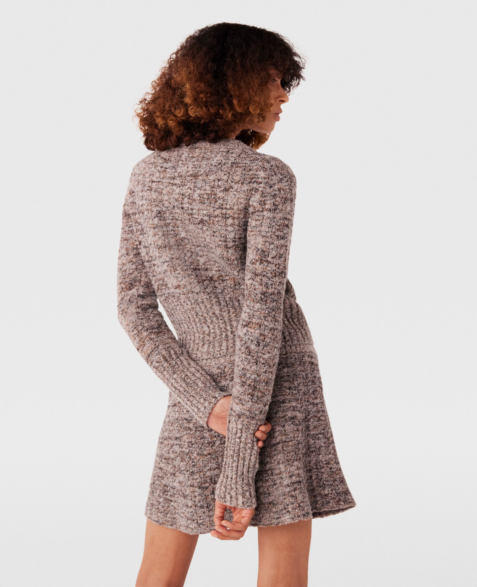 Ribbed Chunky Knit Cardigan - 3