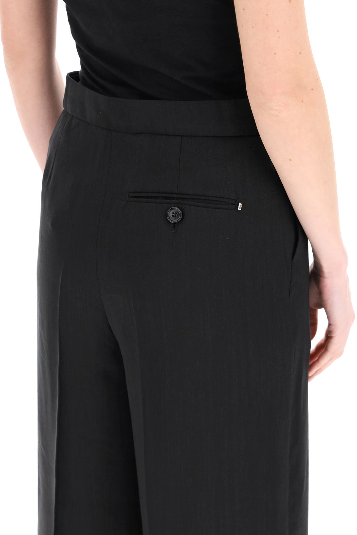 ELEGANT RAMIE TROUSERS - 5