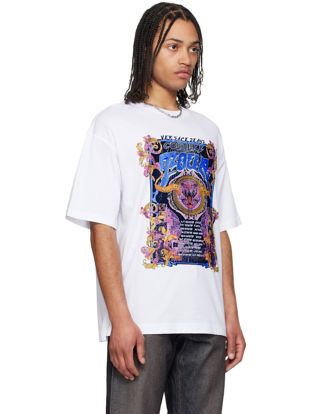 White Logo Tour T-shirt - 2