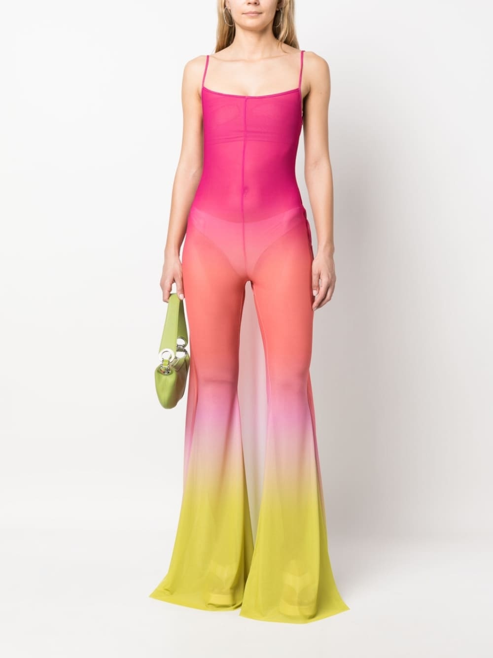 Degradé sheer tulle jumpsuit - 2