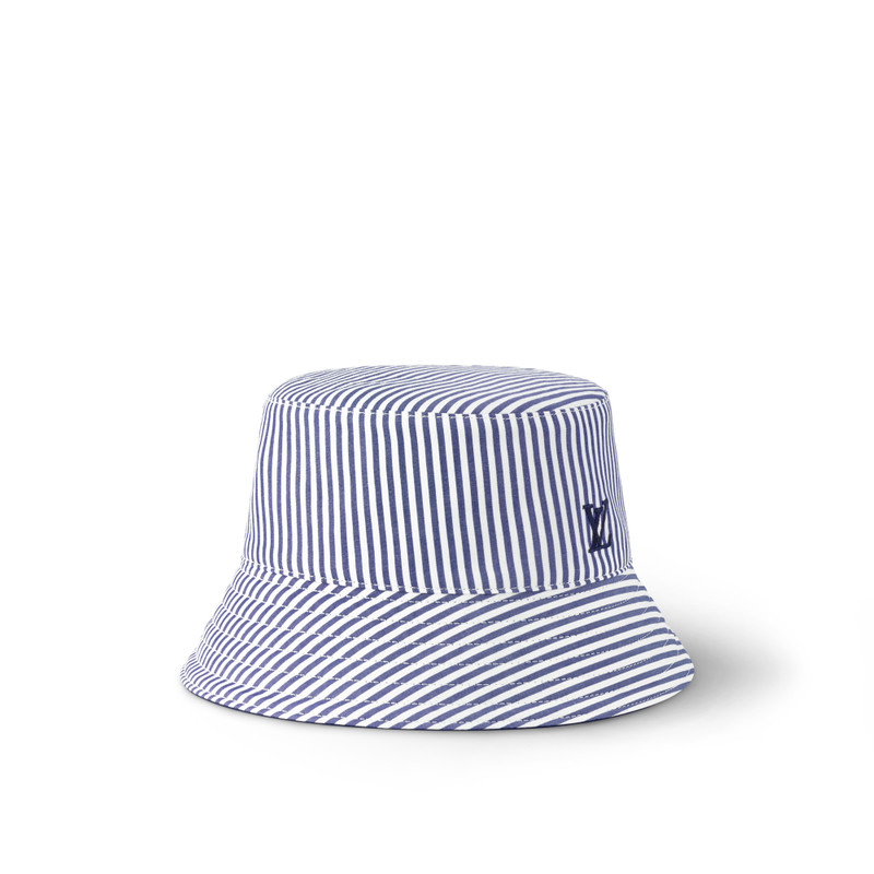 Louis Vuitton LV League Striped Bucket Hat outlook