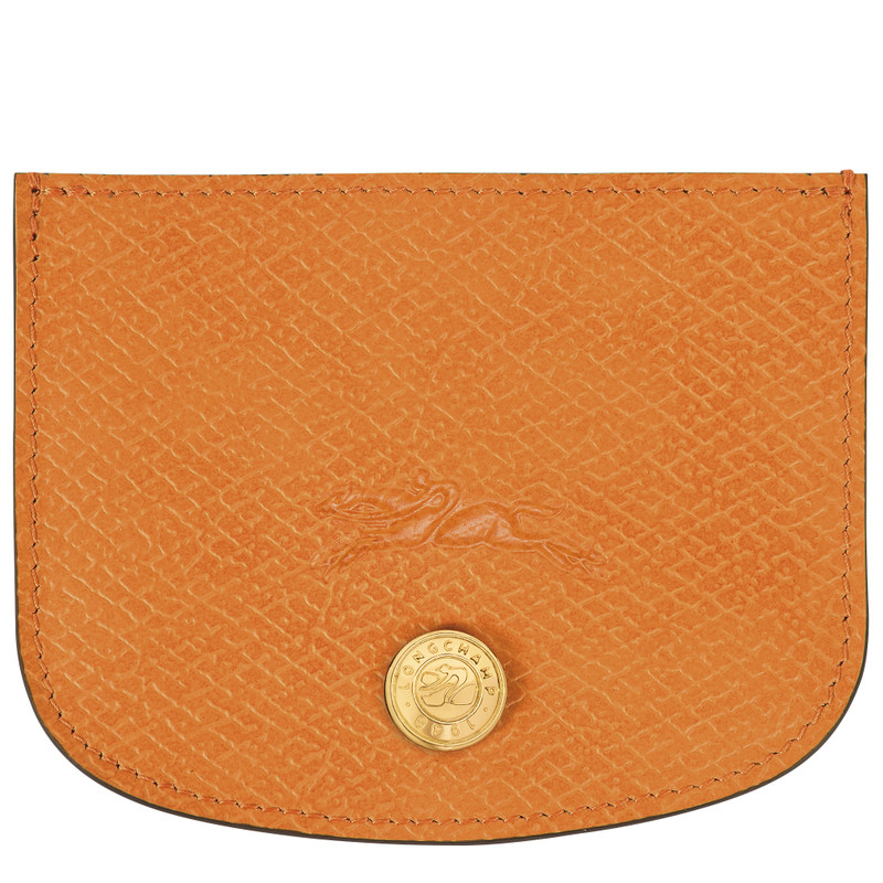 Épure Card holder Apricot - Leather 1