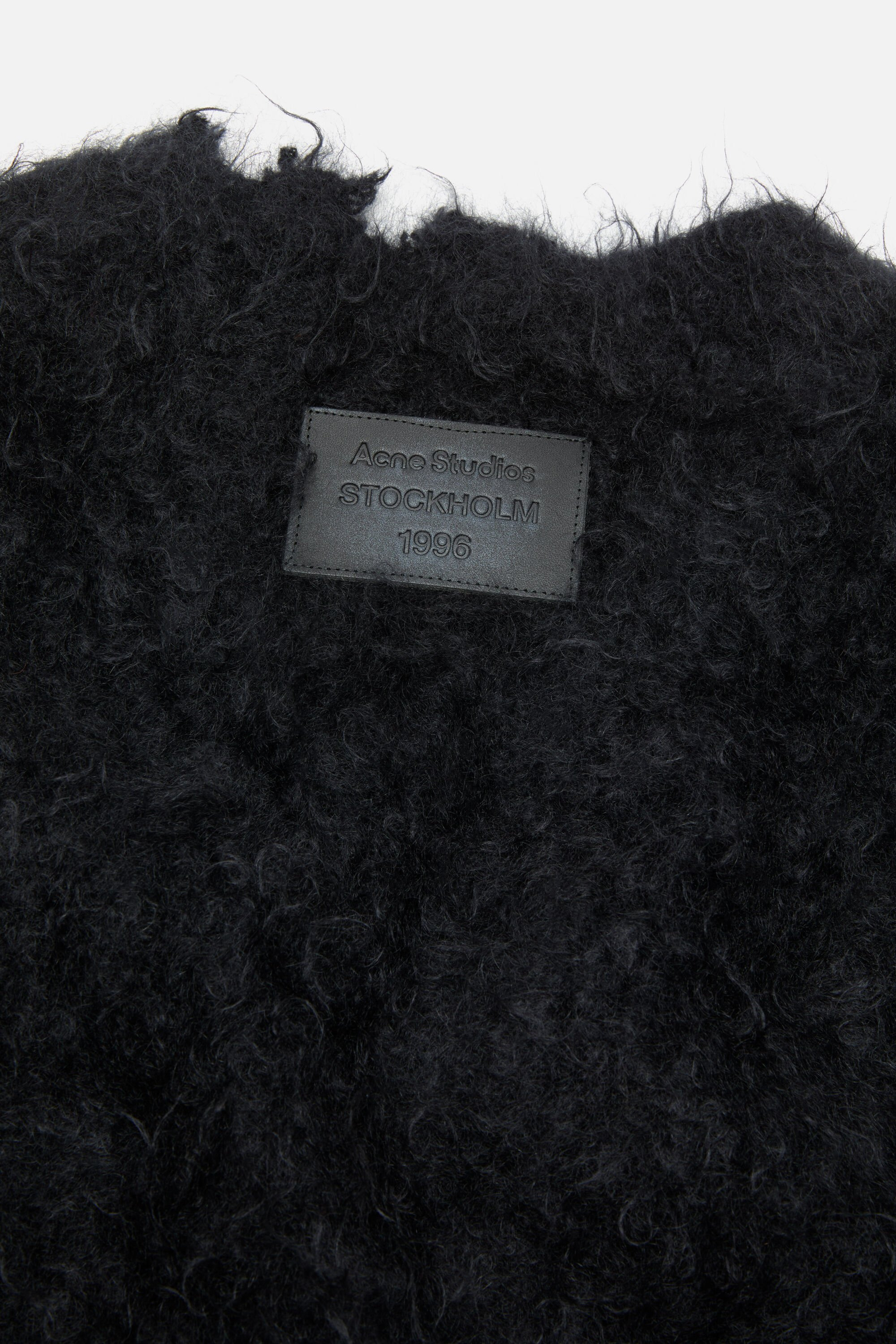 Wool cardigan - Black - 5