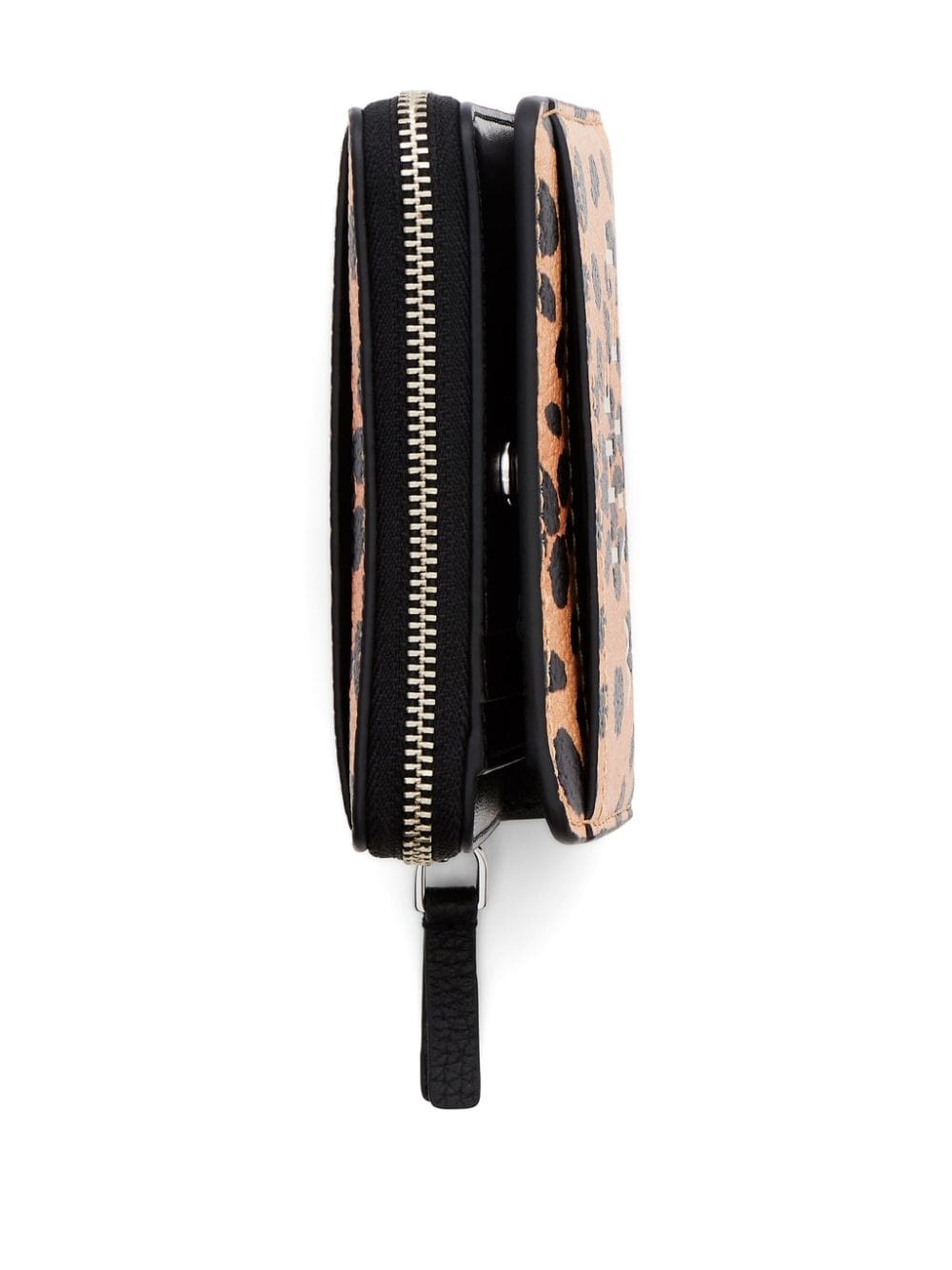 The Cheetah Leather Mini compact wallet - 4