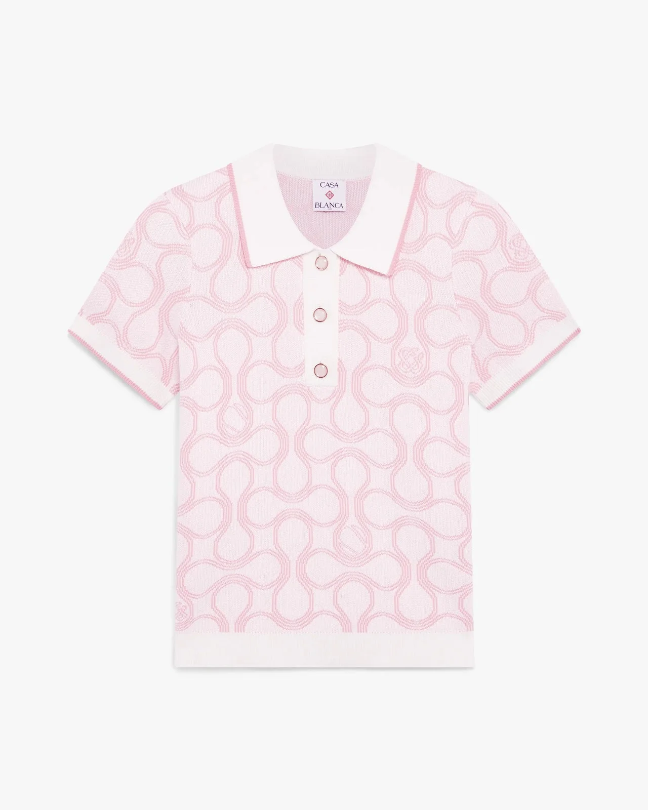 Optic Drop Polo Shirt | Casablanca Paris - 1