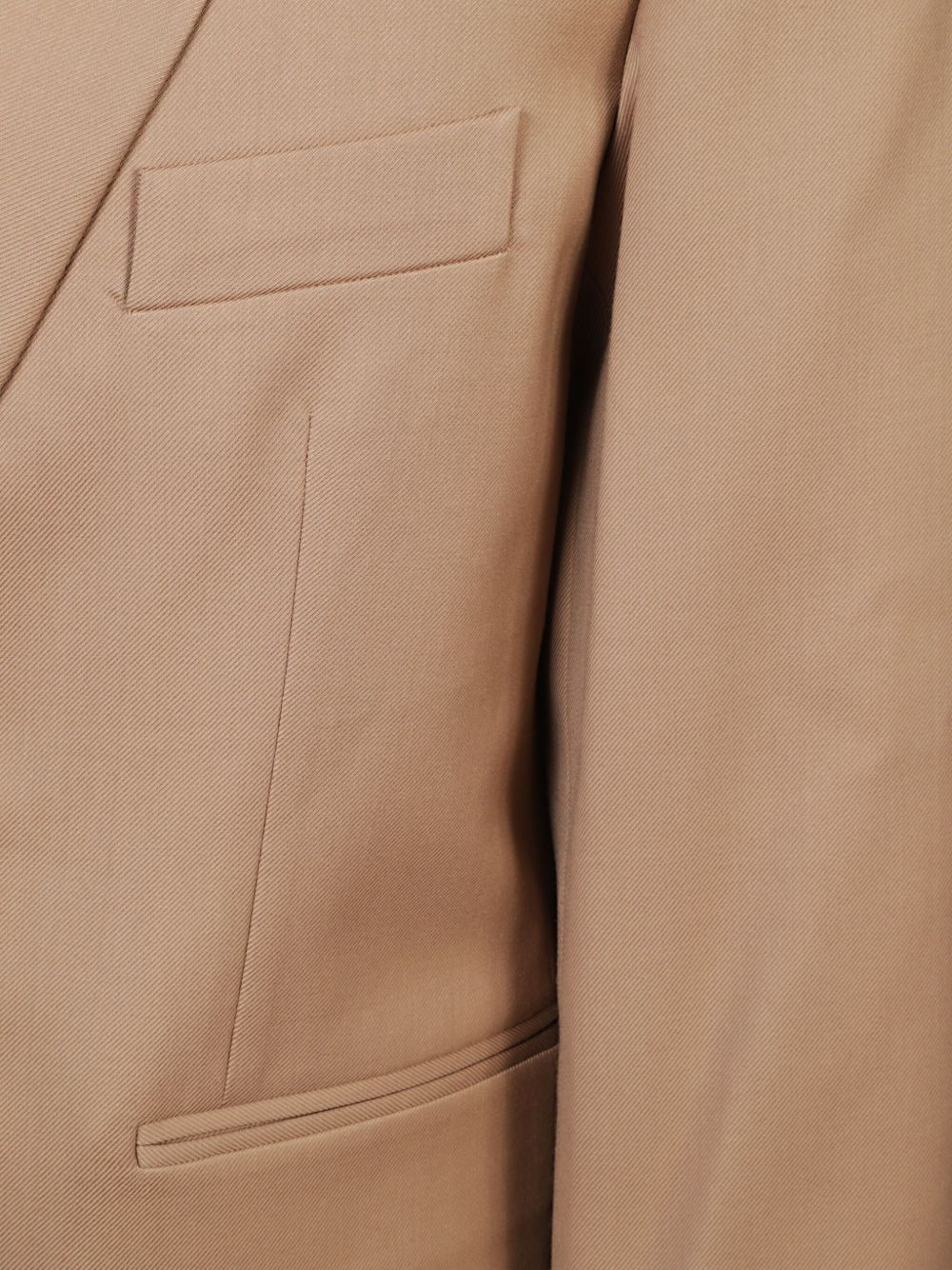 wrap-front blazer - 3