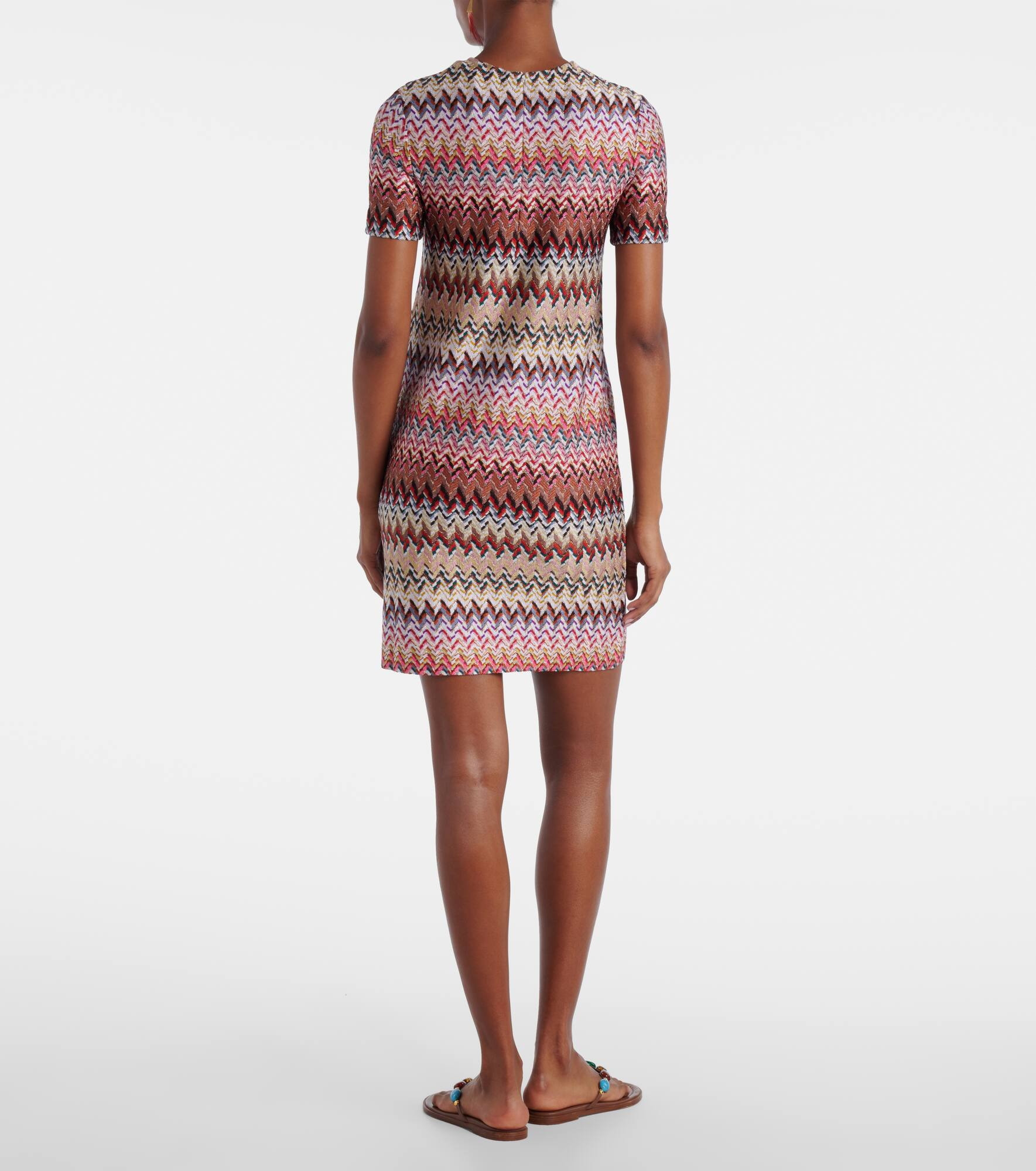 Zig Zag lamé minidress - 3
