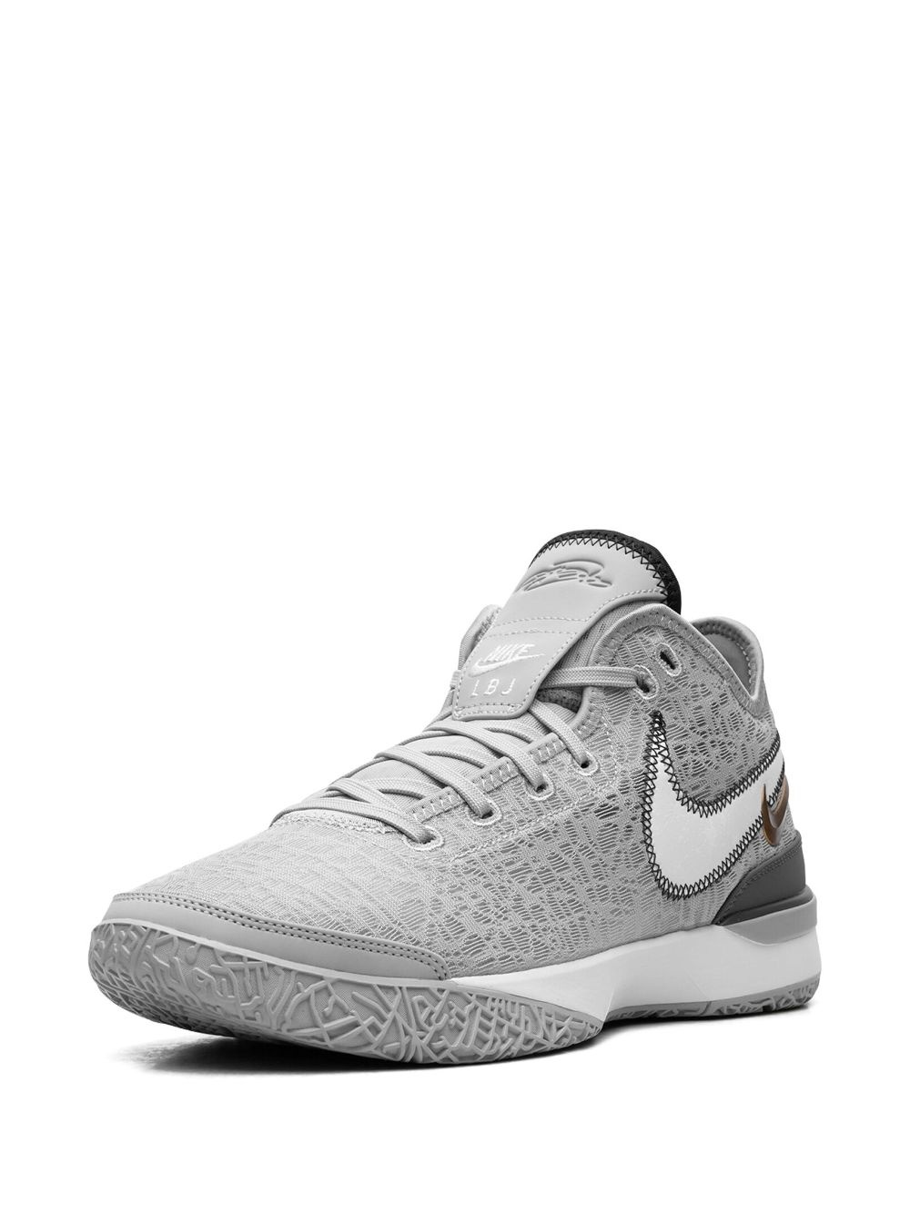 Zoom LeBron NXXT Gen "Wolf Grey Metallic Gold" - 4