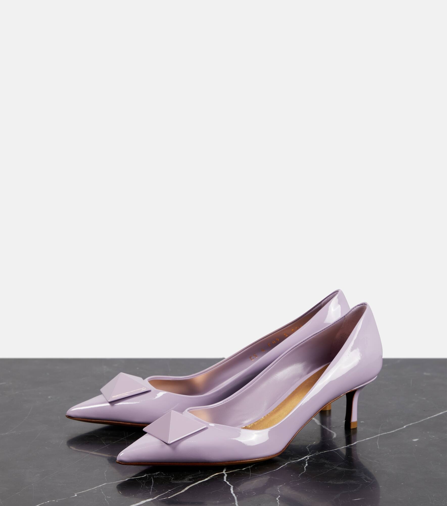 One Stud 50 patent leather pumps - 5