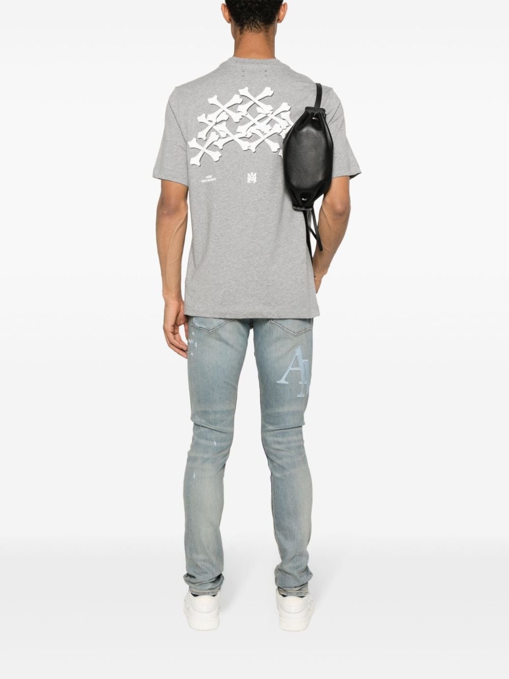 Bones Stacked cotton T-shirt - 2