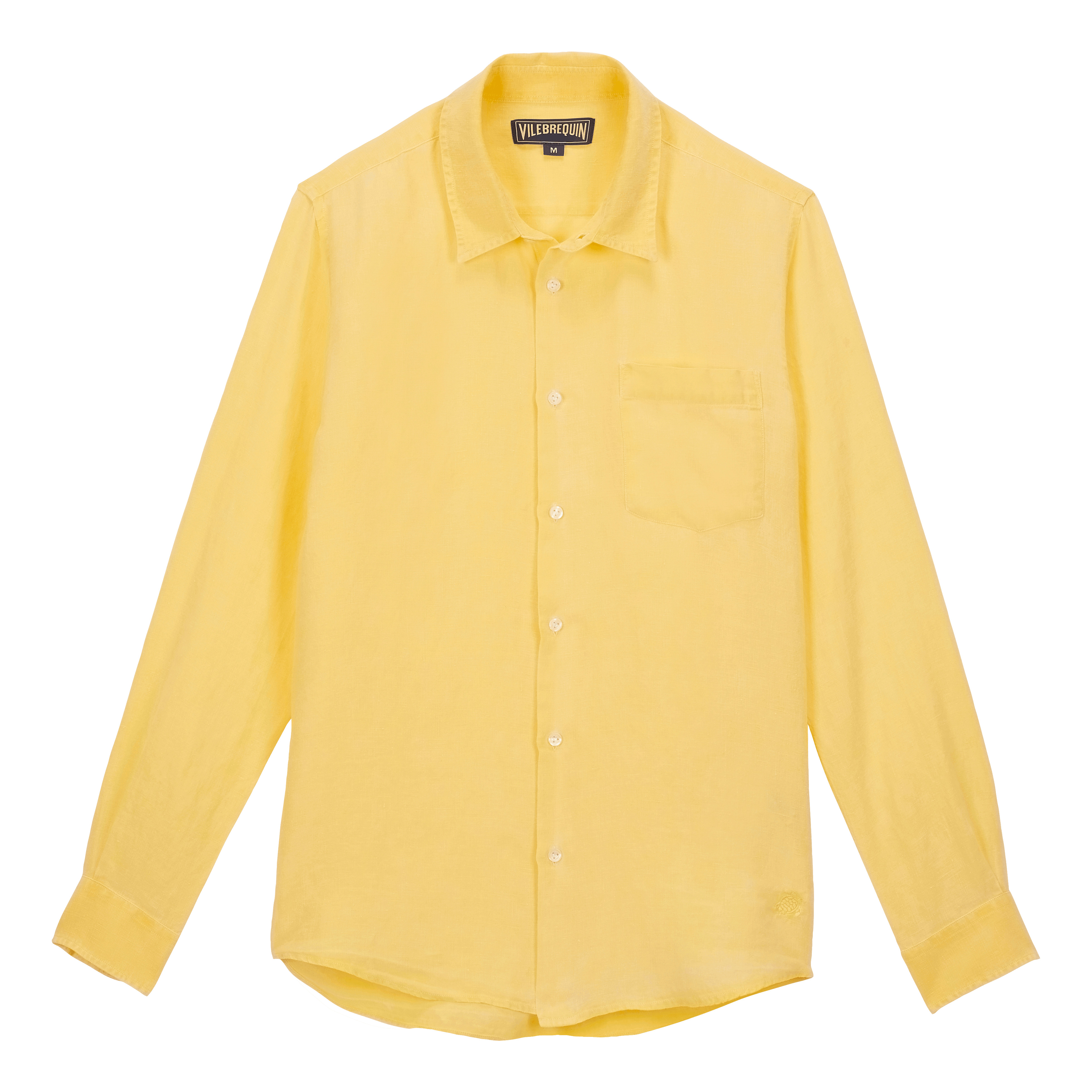 Men Linen Shirt Mineral Dye - 1
