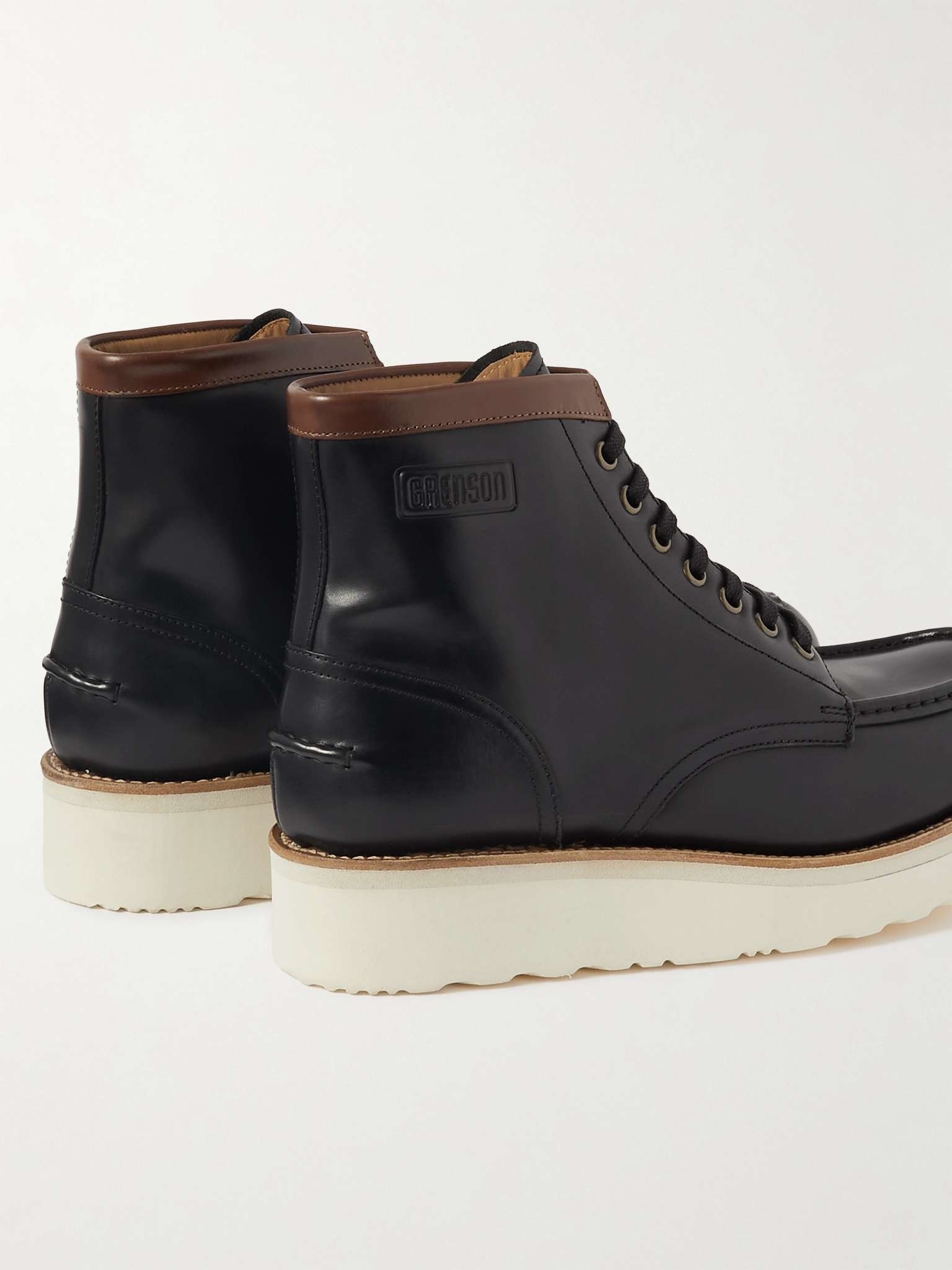 Asa Leather Derby Boots - 5