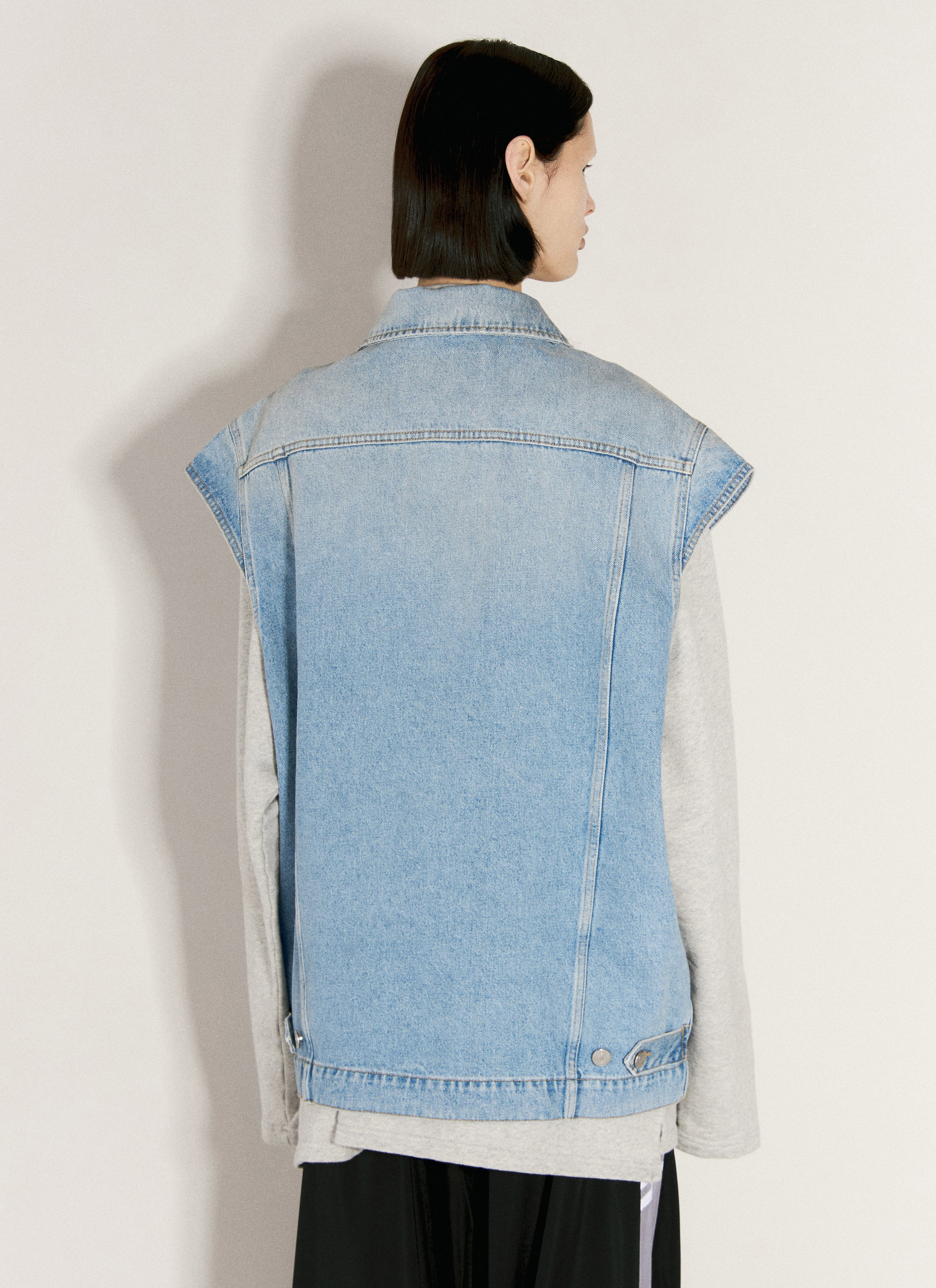 Martine Rose Women Denim Gilet - 6