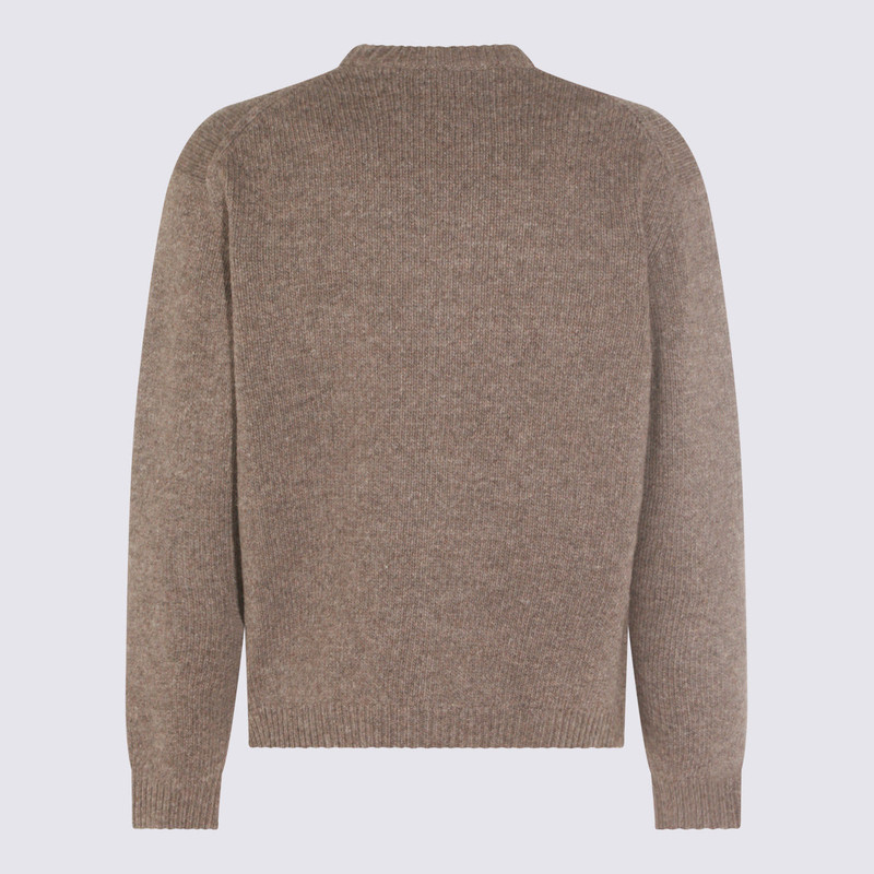 Maison Kitsuné Sweaters Dark Grey Melange outlook