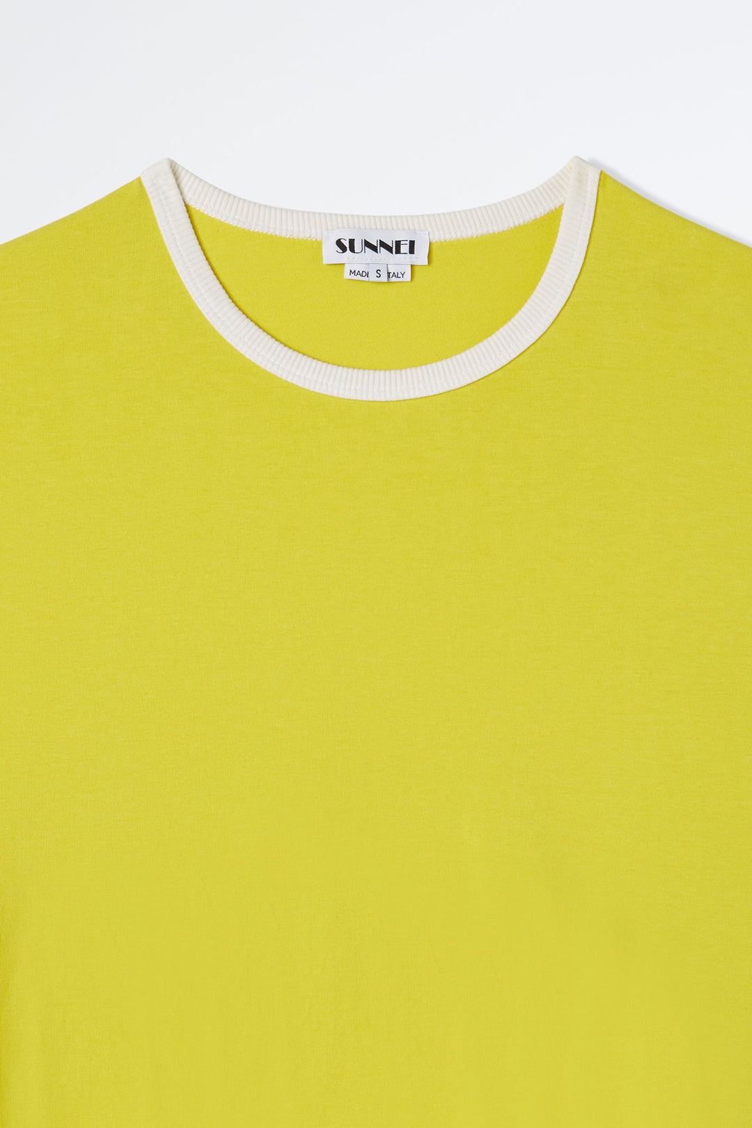 YELLOW T-SHIRT WITH WHITE PROFILES - 8