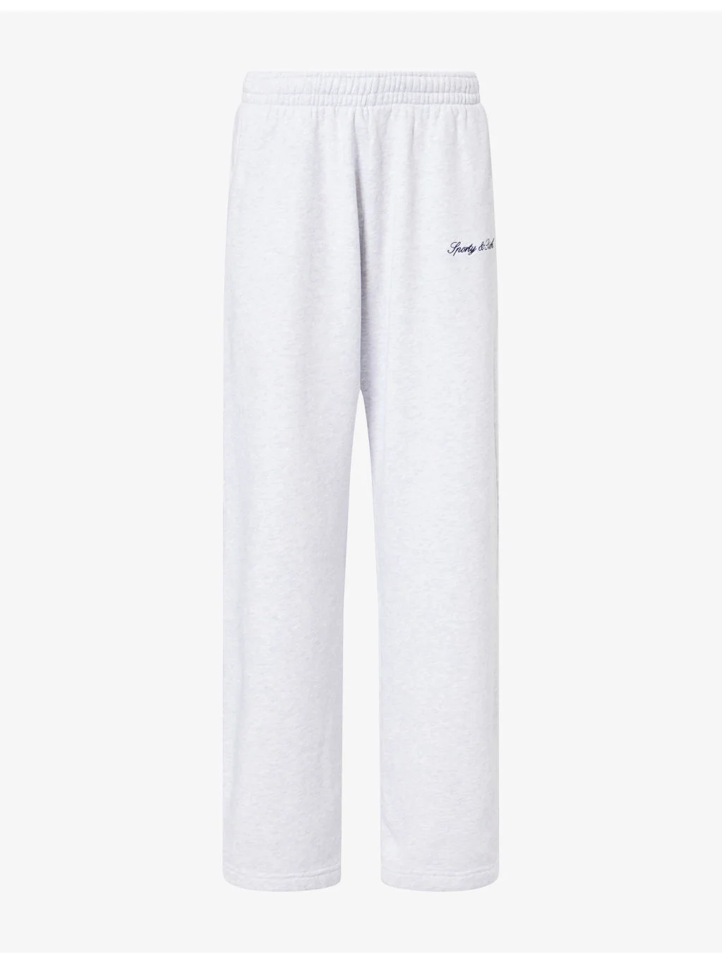 Logo-Embroidered Wide-Leg Cotton Jogging Bottoms - 1