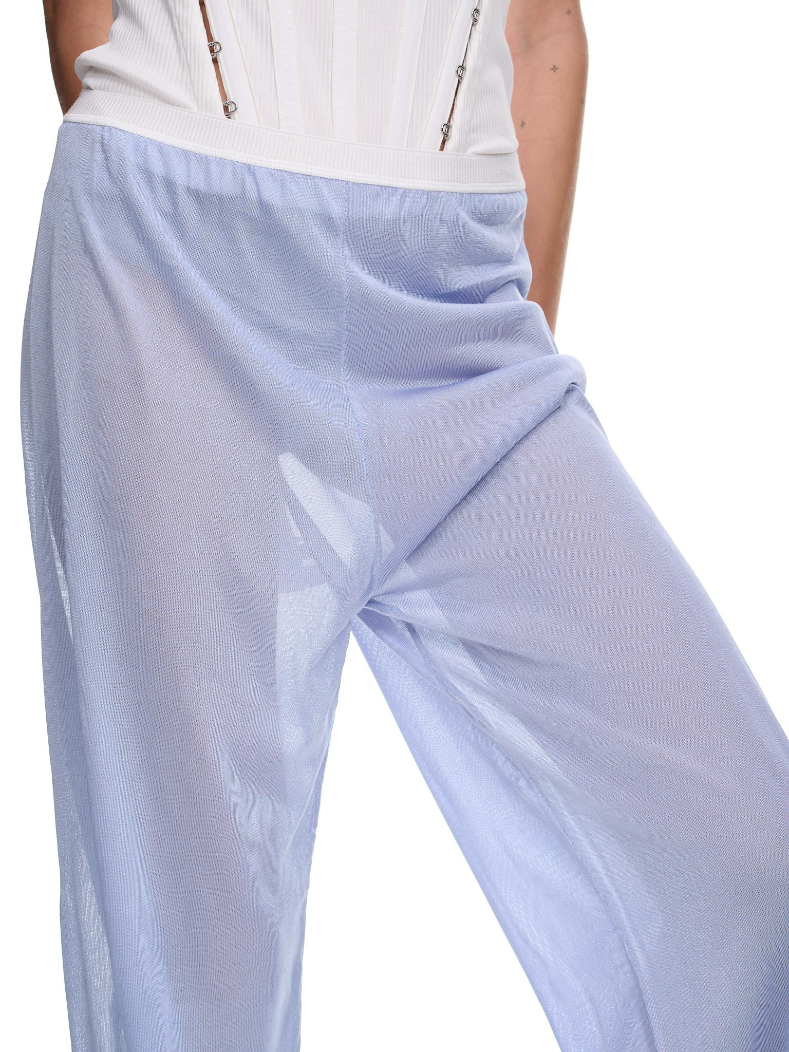 Metallic Knit Pants - 4