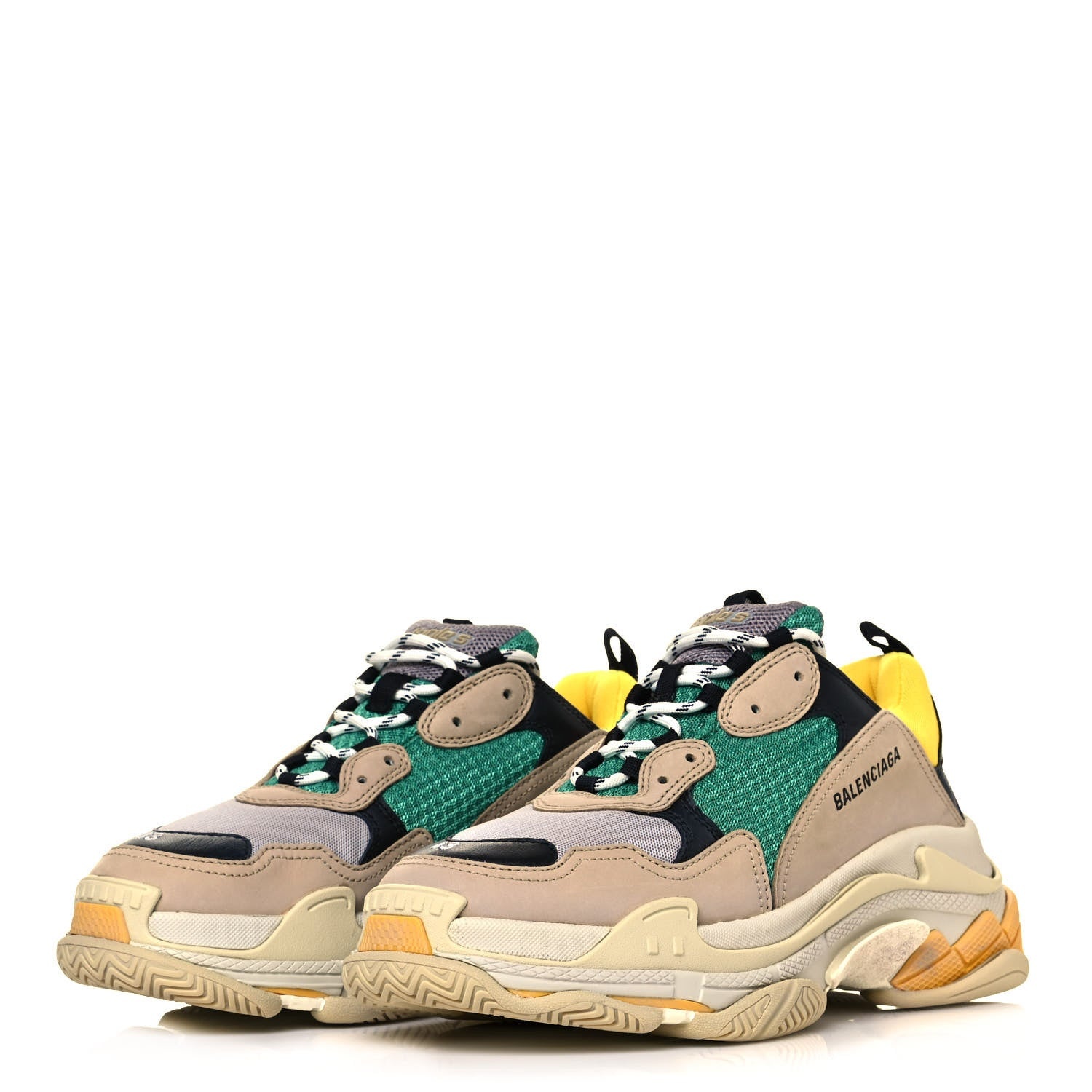 (WMNS) Balenciaga Triple S Sneakers 'Curry' 524039W09O27070 - 2