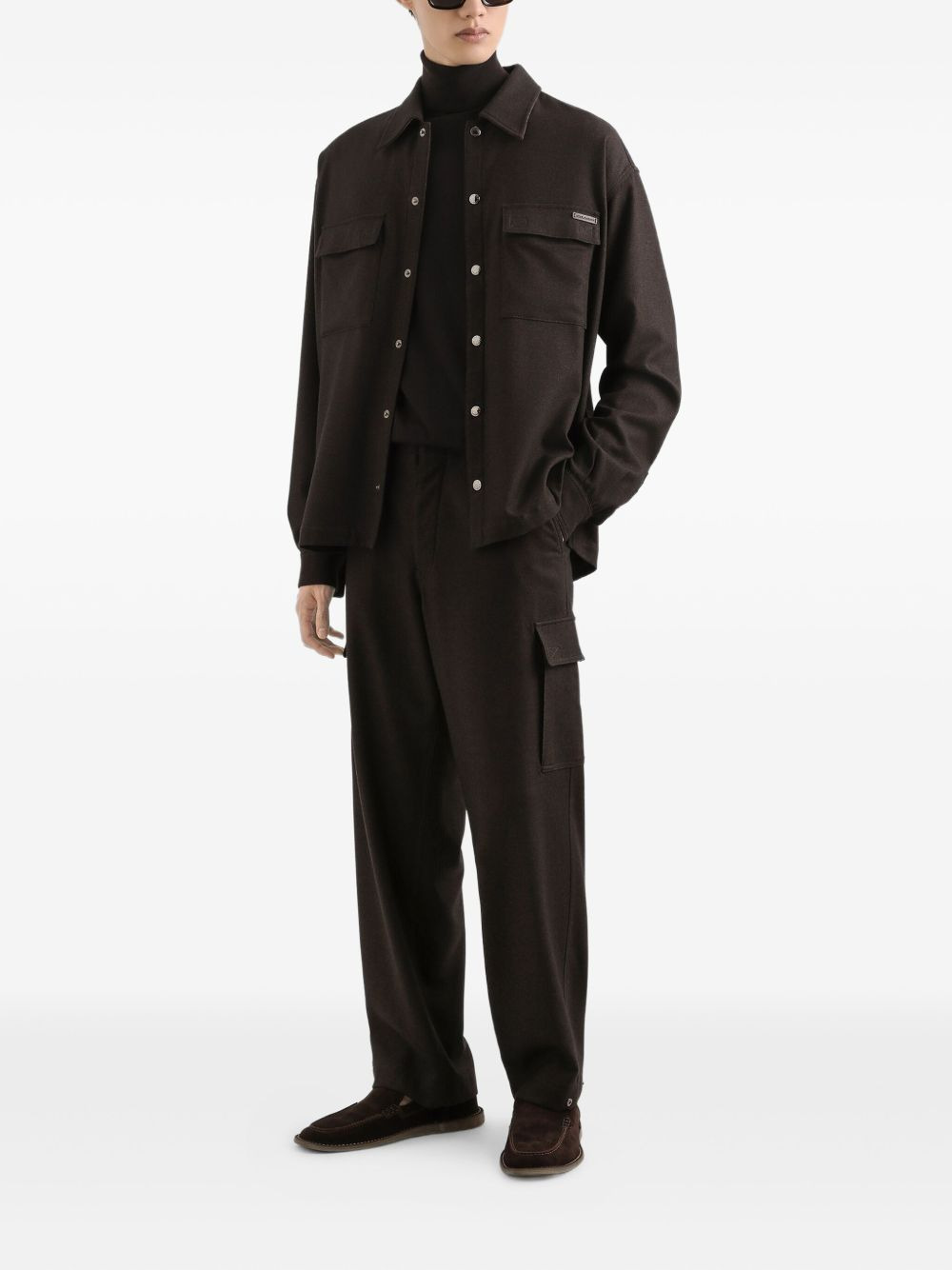 adjustable-hem cargo pants - 2