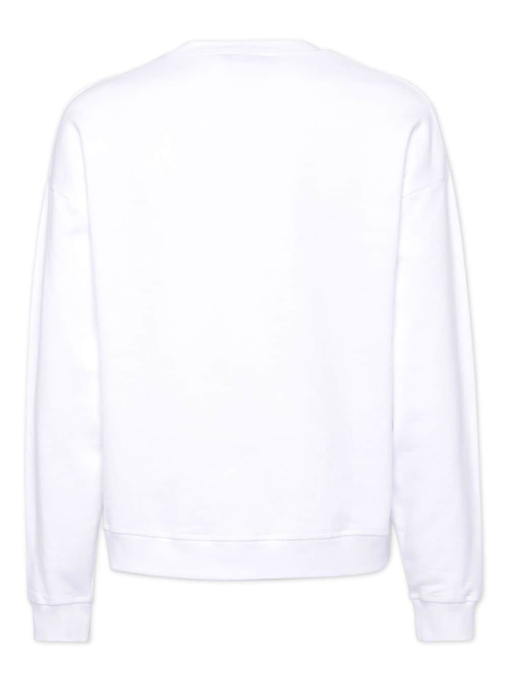 Icon-print cotton sweatshirt - 2