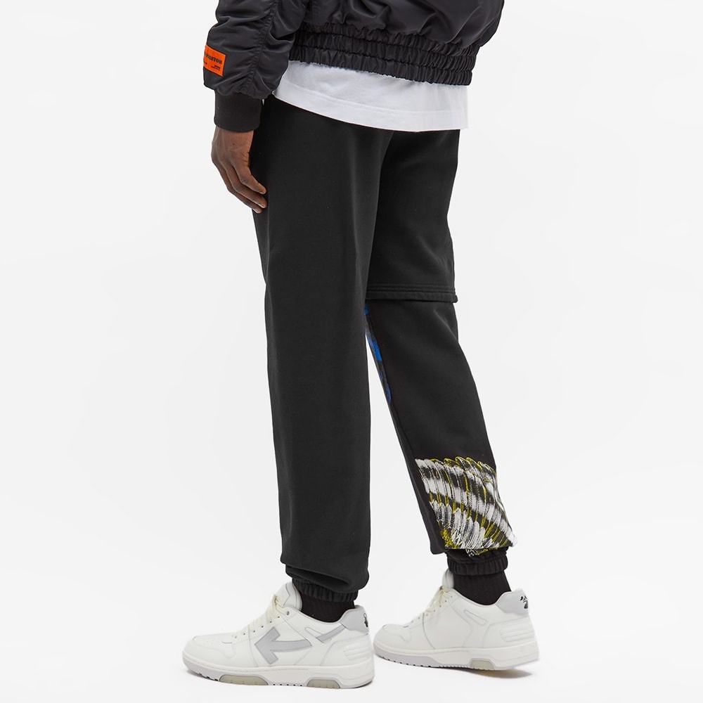 Marcelo Burlon Wings Patchwork Relax Sweat Pant - 5