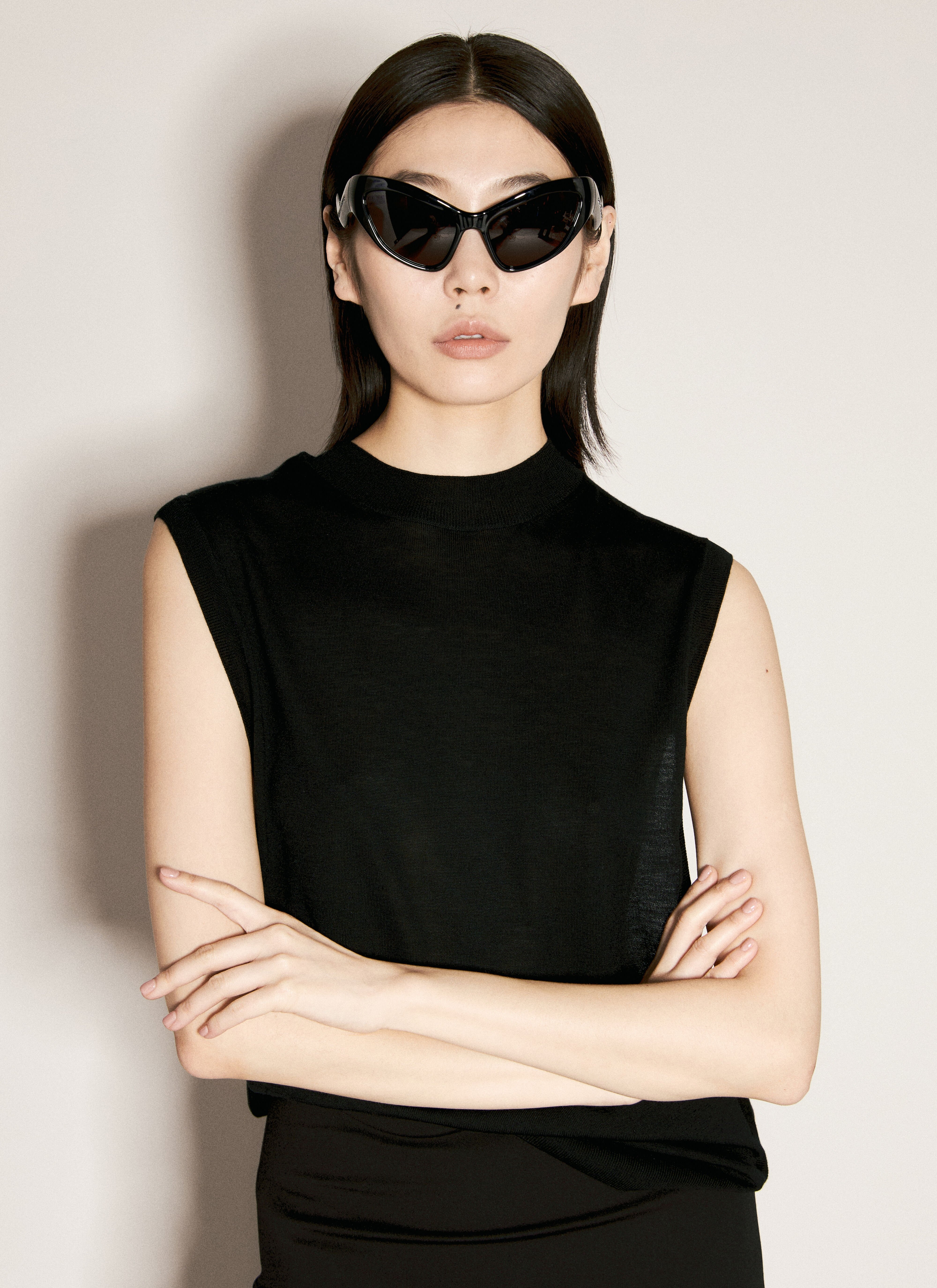 BALENCIAGA Hampton Cat Sunglasses | lncc | REVERSIBLE