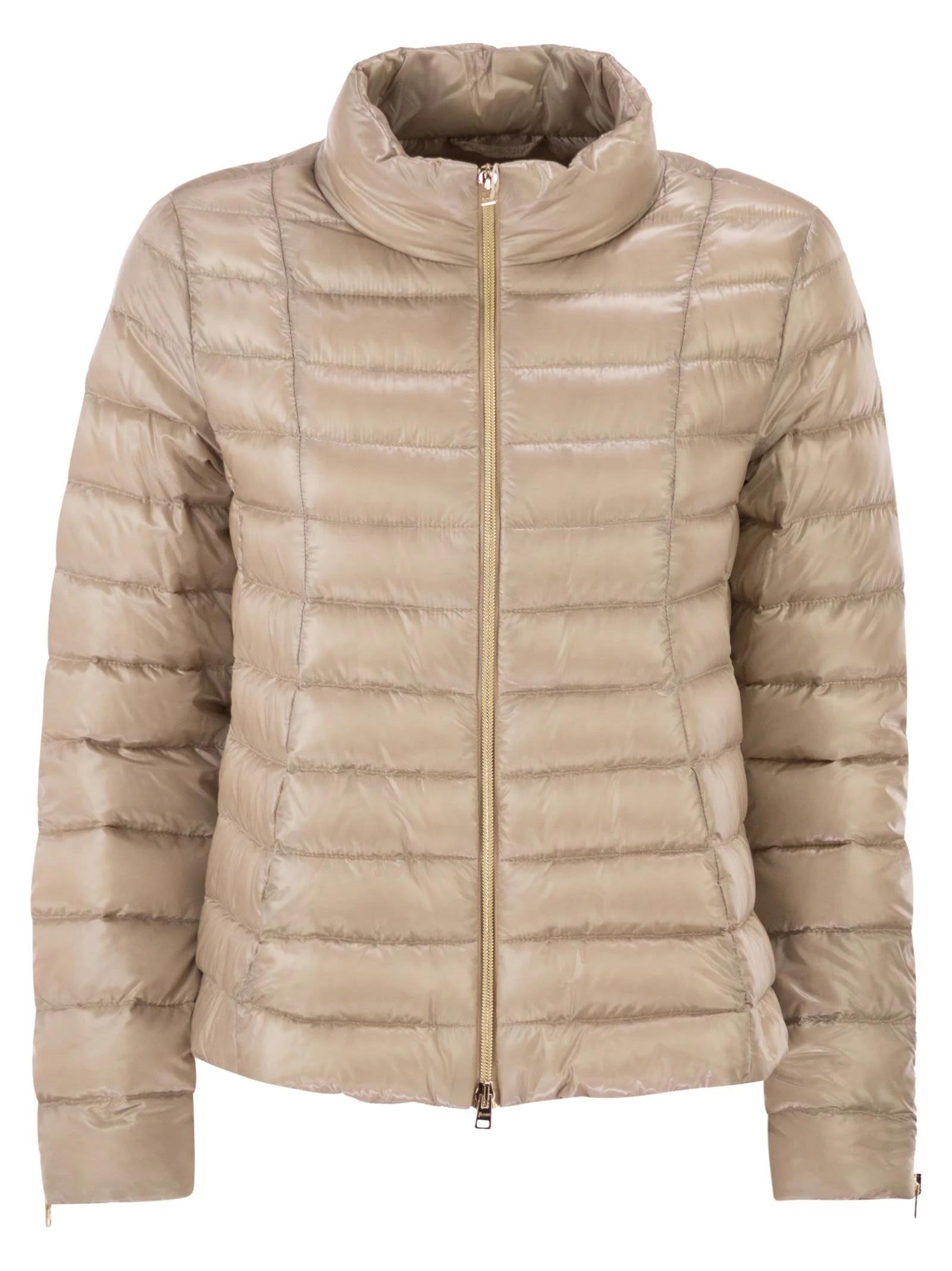 Herno Women Ultra-Light Satin Down Jacket With Flared Back - 1