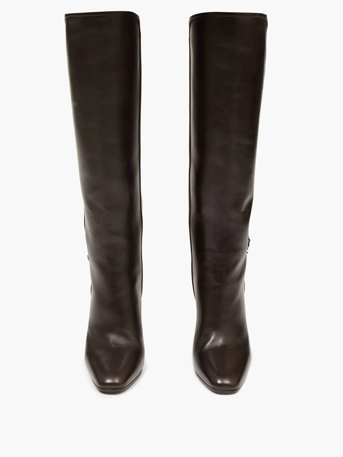 Jane knee-high leather boots - 5