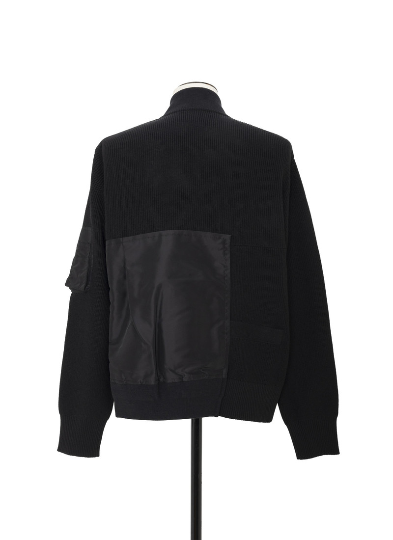 Nylon Twill x Knit Blouson 4