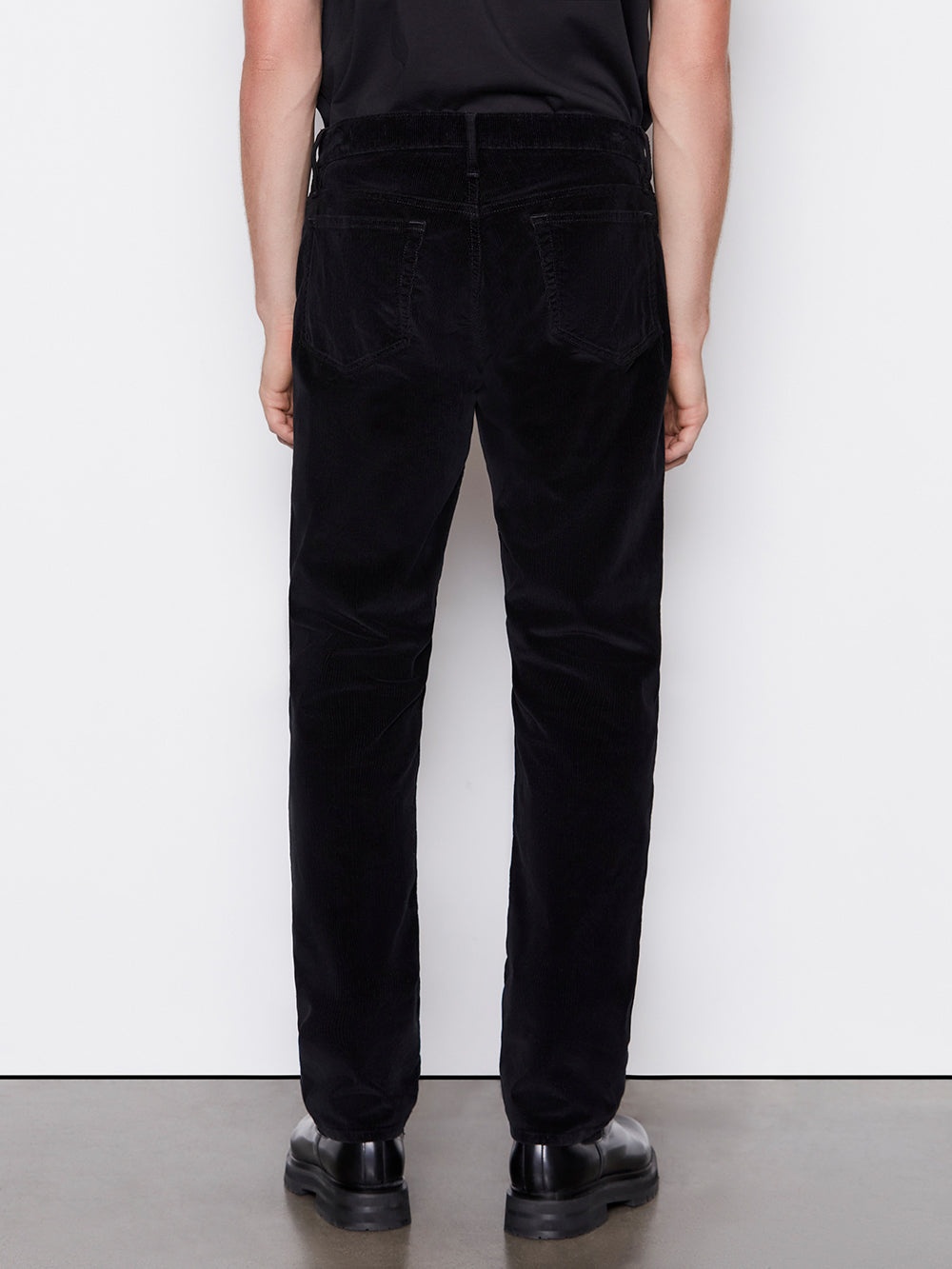 L'Homme Slim Corduroy in Noir - 5