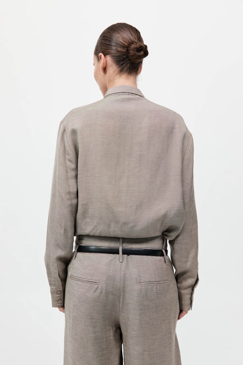 Melange Classic Shirt - Rye - 7
