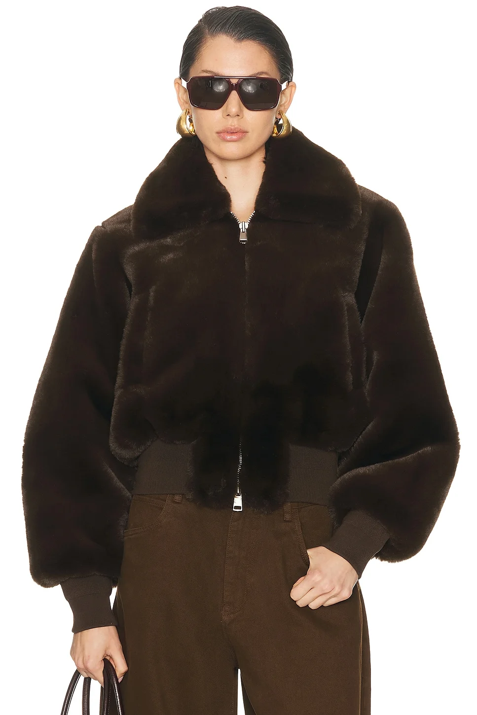 Clemence Faux Fur Jacket - 1
