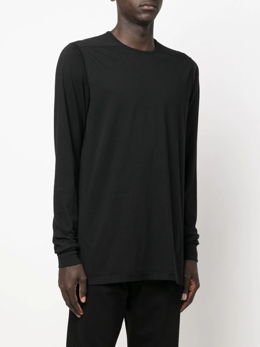 long-sleeve fitted top - 3