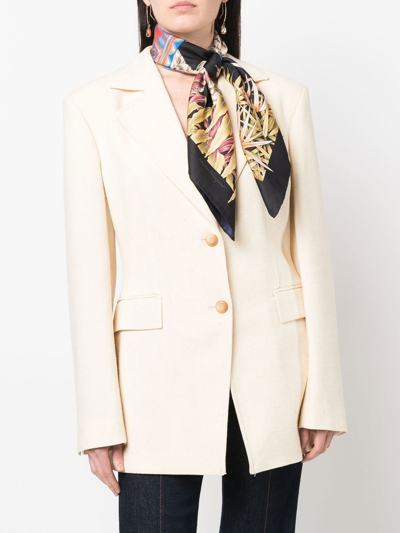 FERRAGAMO Printed silk foulard outlook