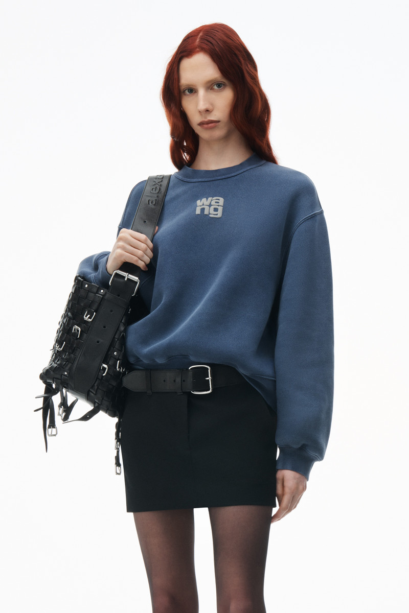 puff logo sweatshirt in terry 2
