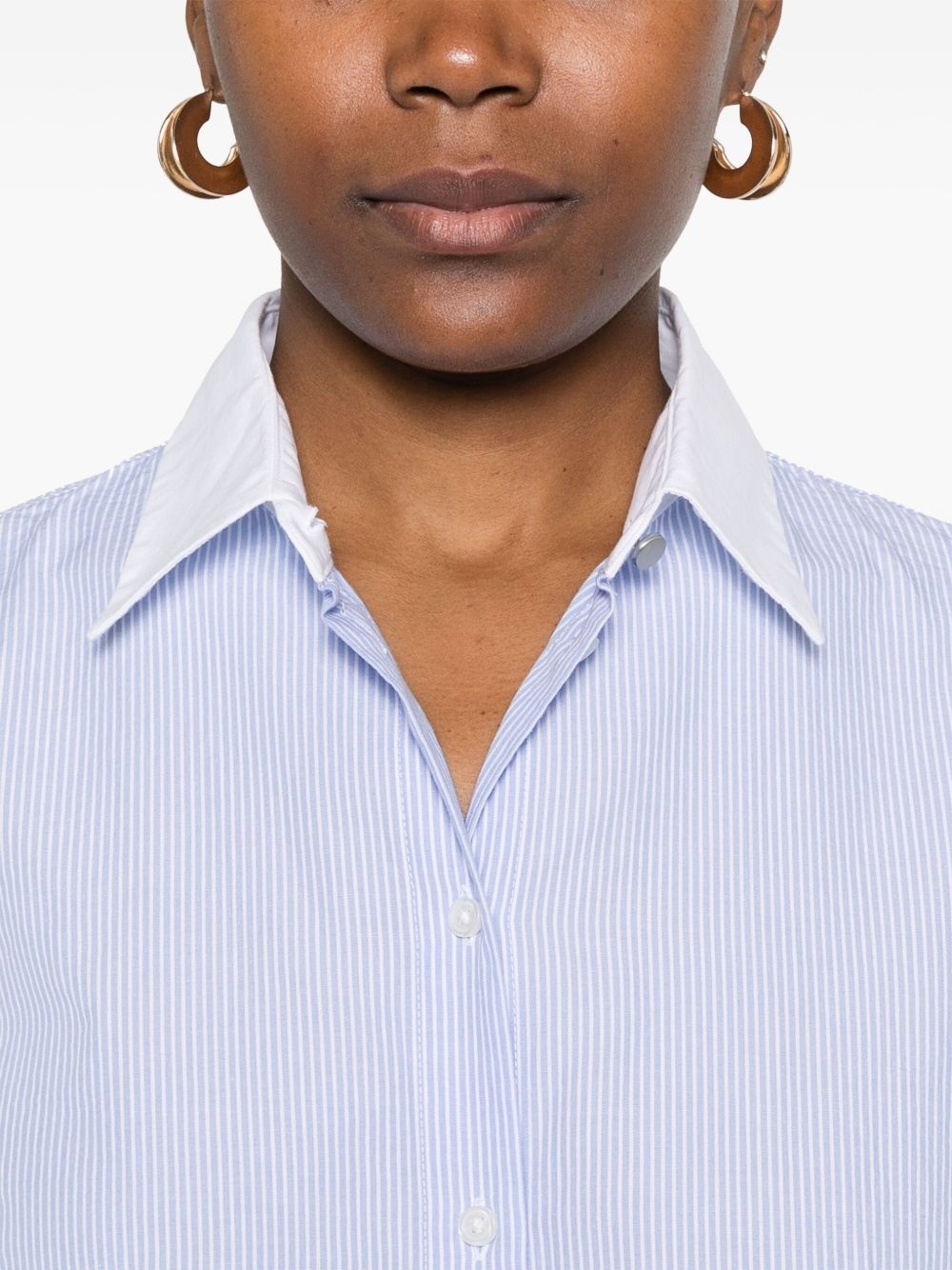 striped cotton shirt - 5