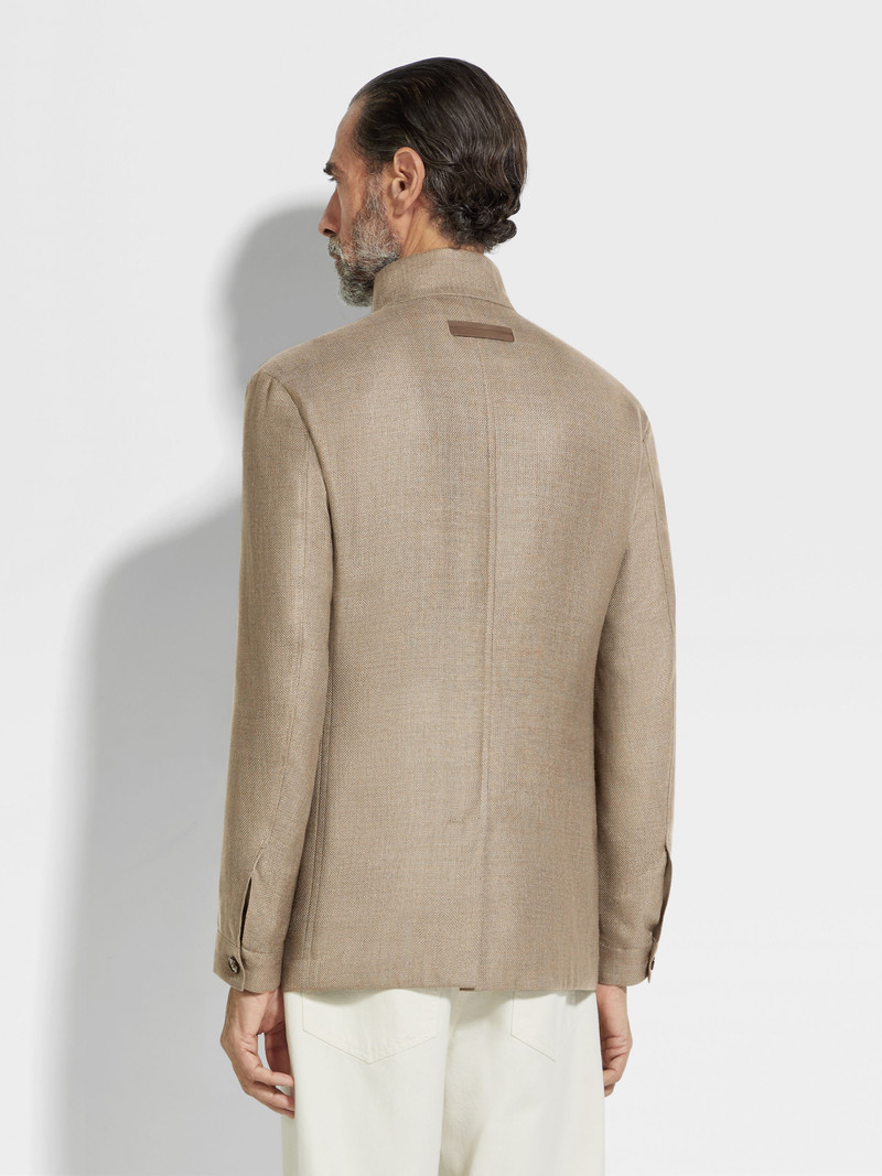 CASHMERE SILK AND LINEN IL CONTE JACKET 5