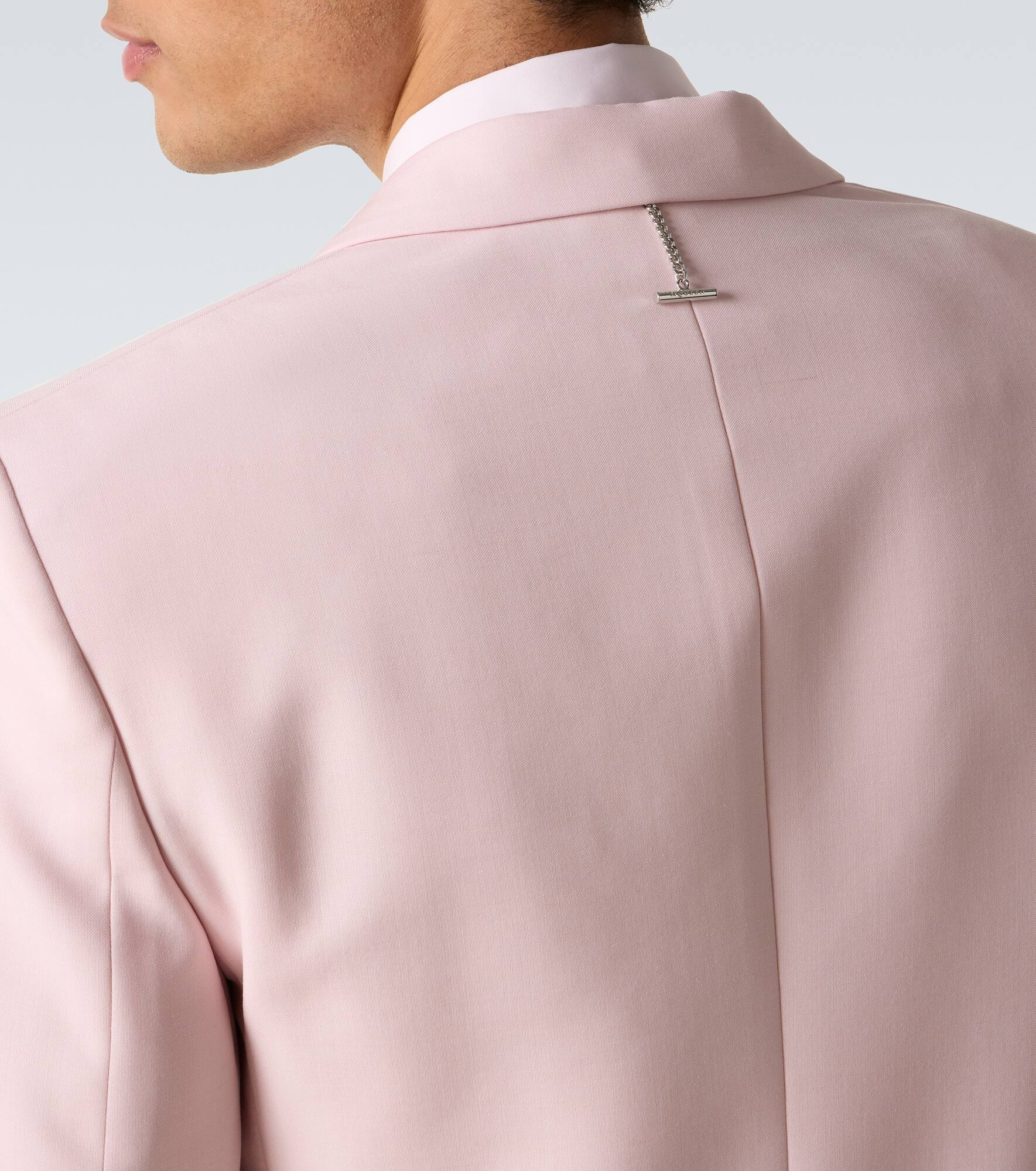 Silk-trimmed wool and mohair blazer - 7