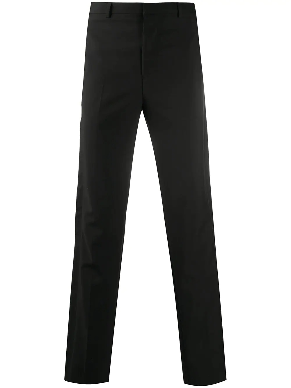 split logo detail tailored trousers - 1