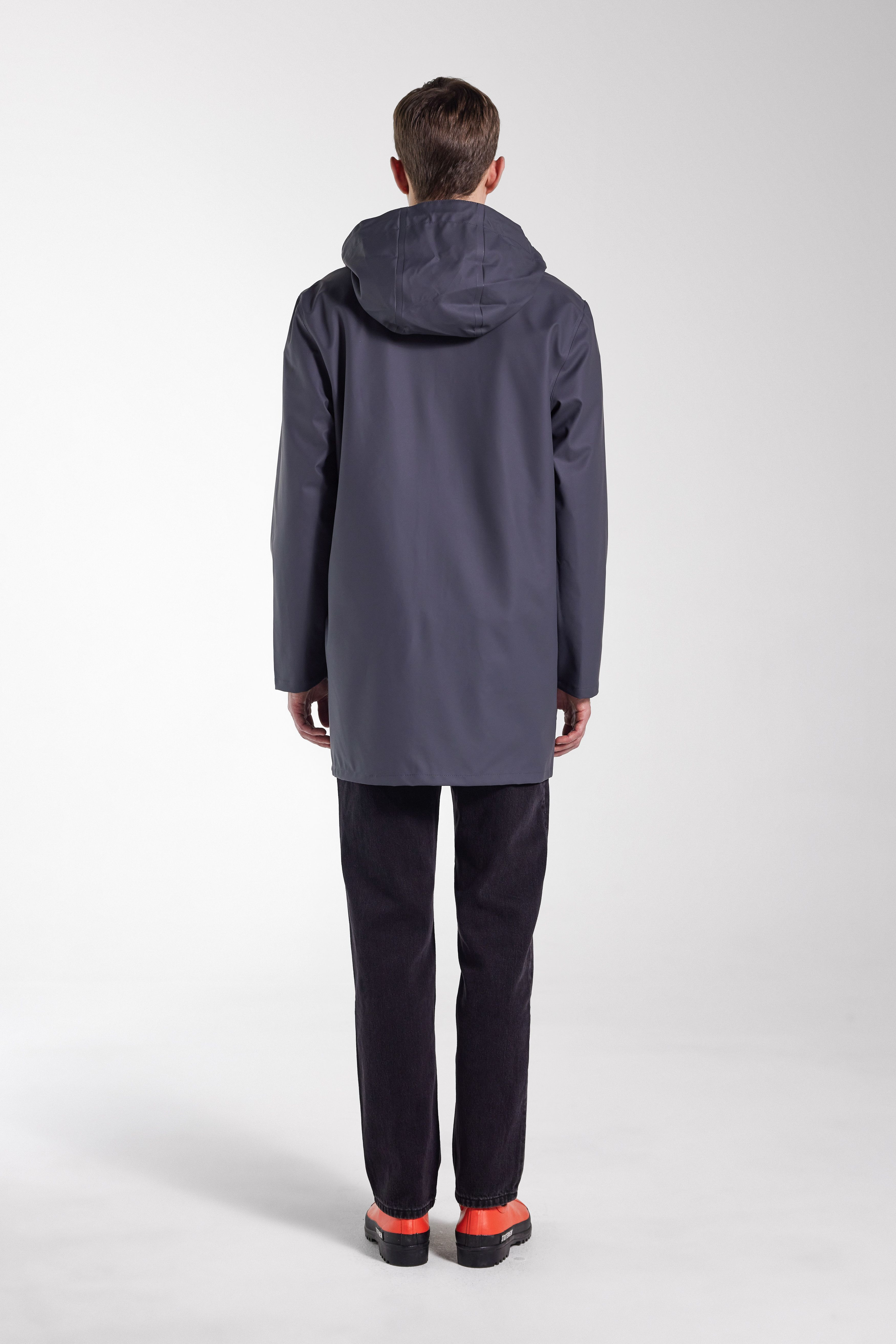 Stockholm Lightweight Raincoat Charcoal - 6