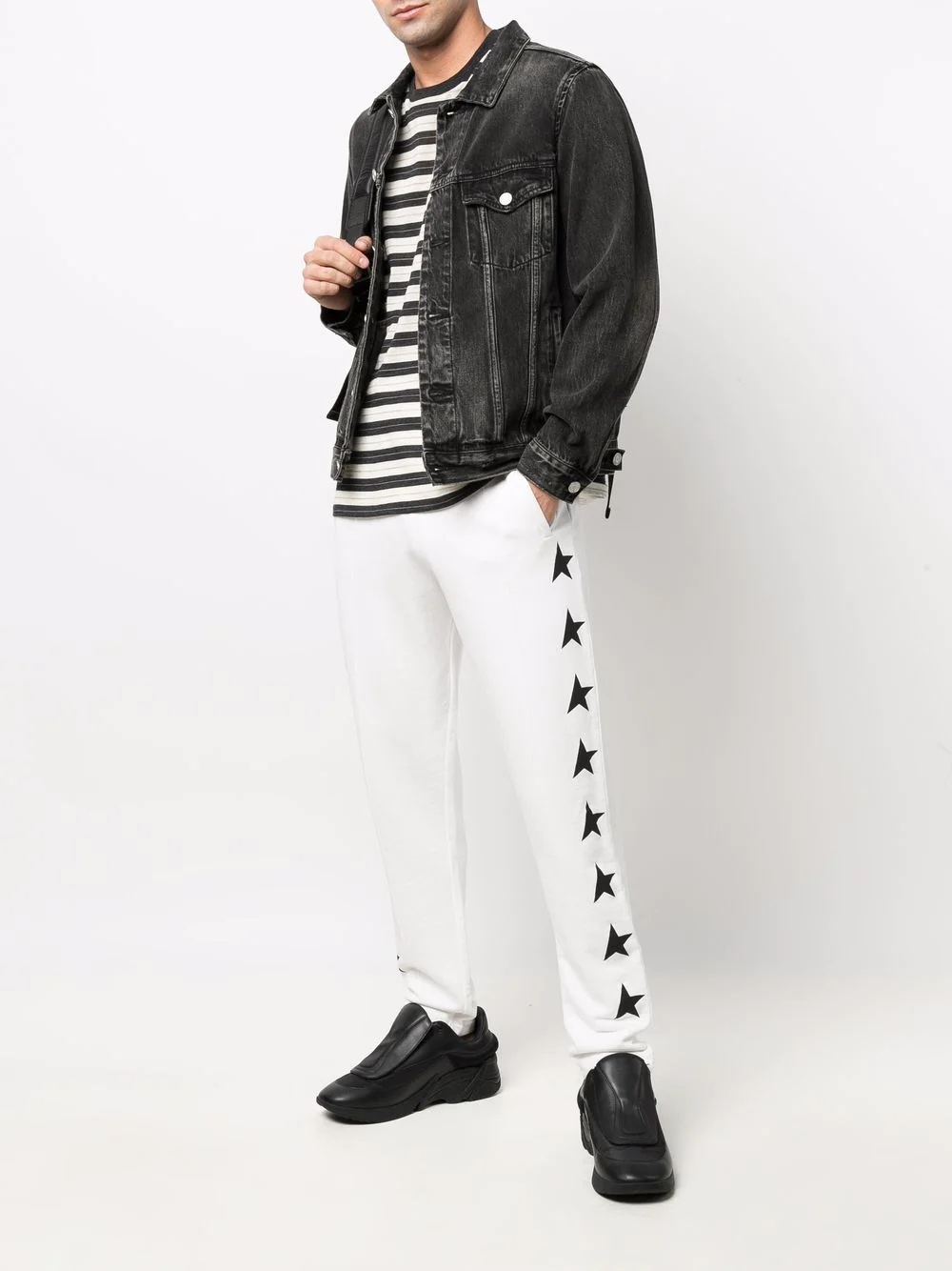 Golden Goose motif-print track pants