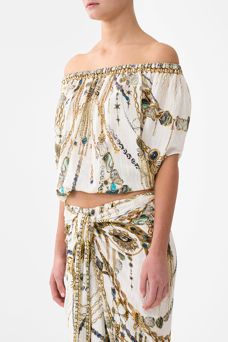 OFF SHOULDER ELASTIC TOP 4