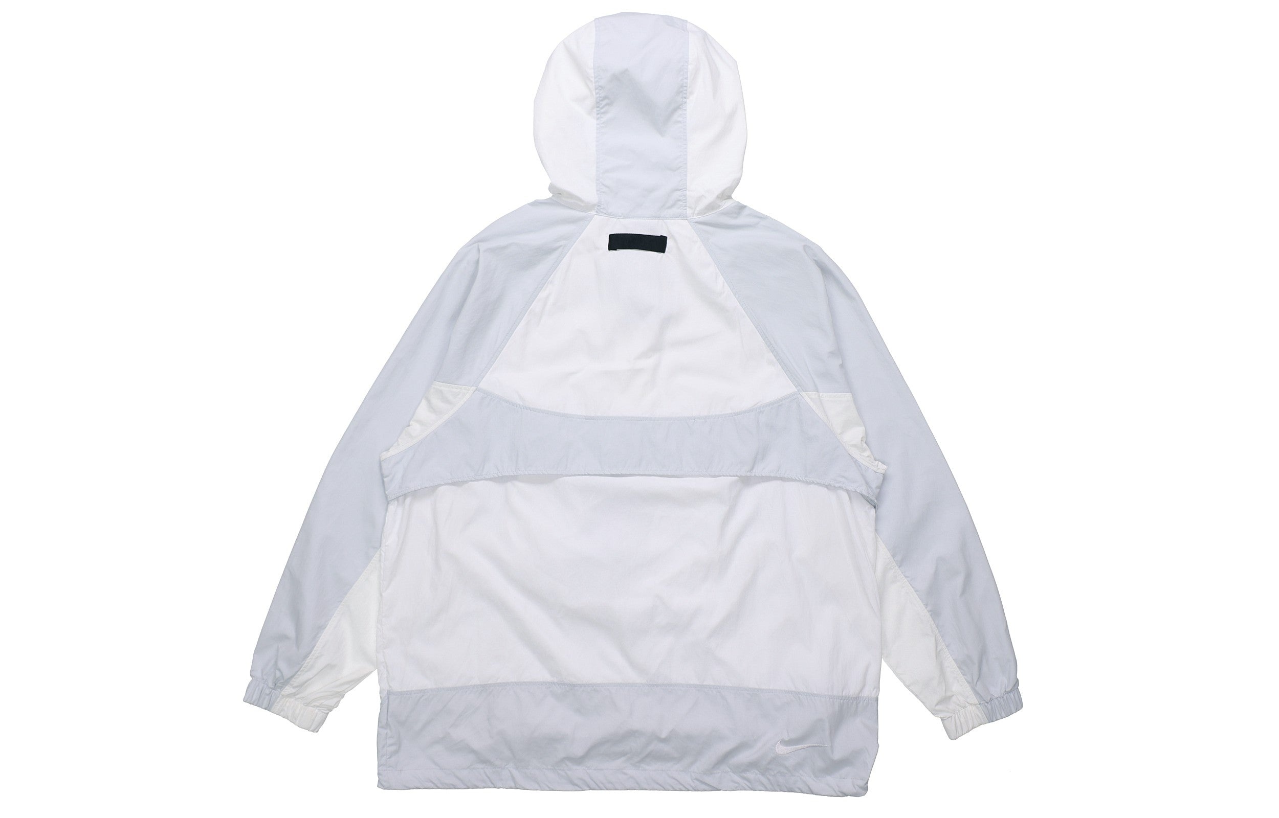 Nike Sportwear Retro Colorblock Loose Half Zipper hooded Pullover Woven Jacket White BV5386-100 - 2