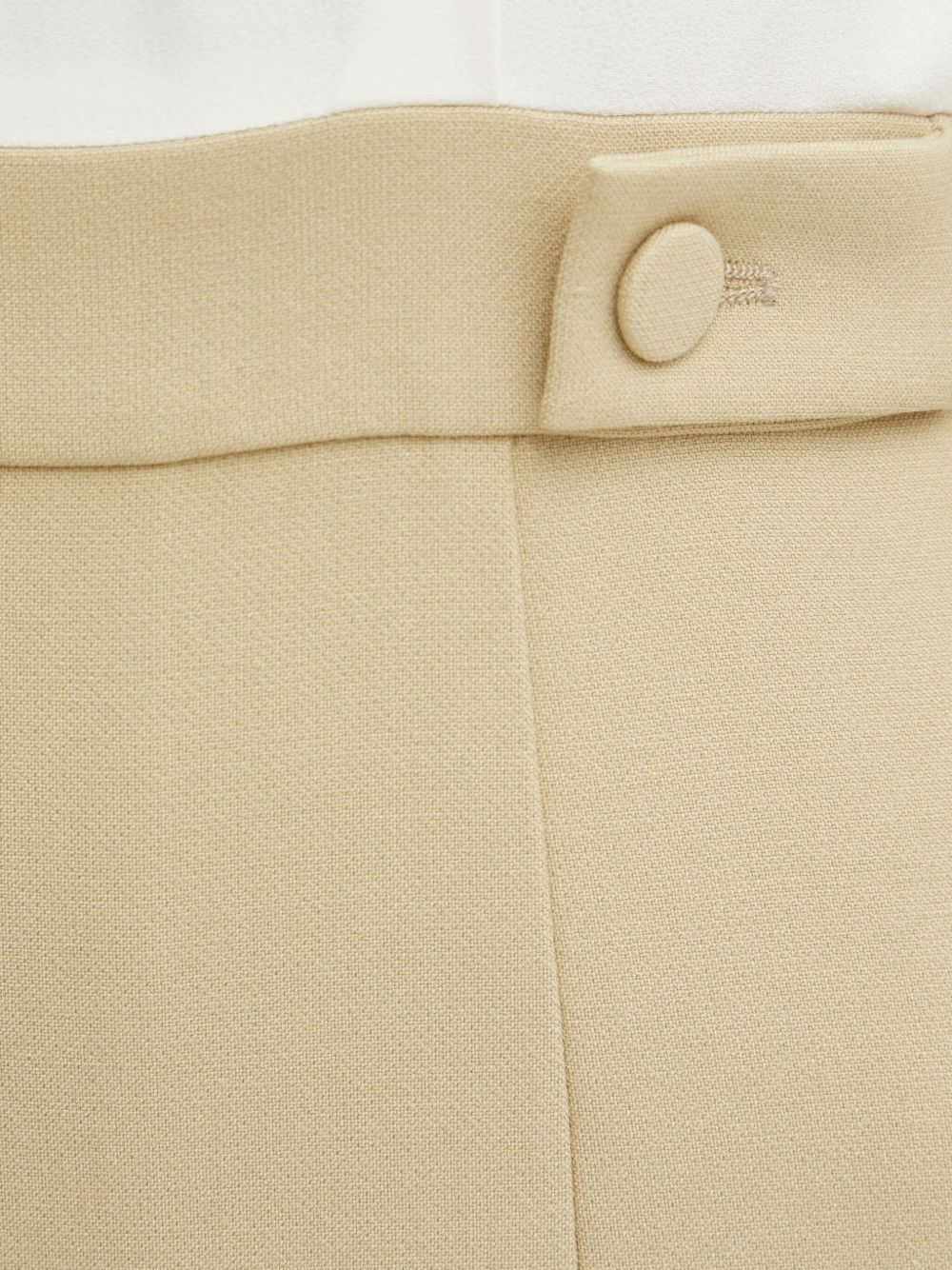 keyhole-neckline midi dress - 4