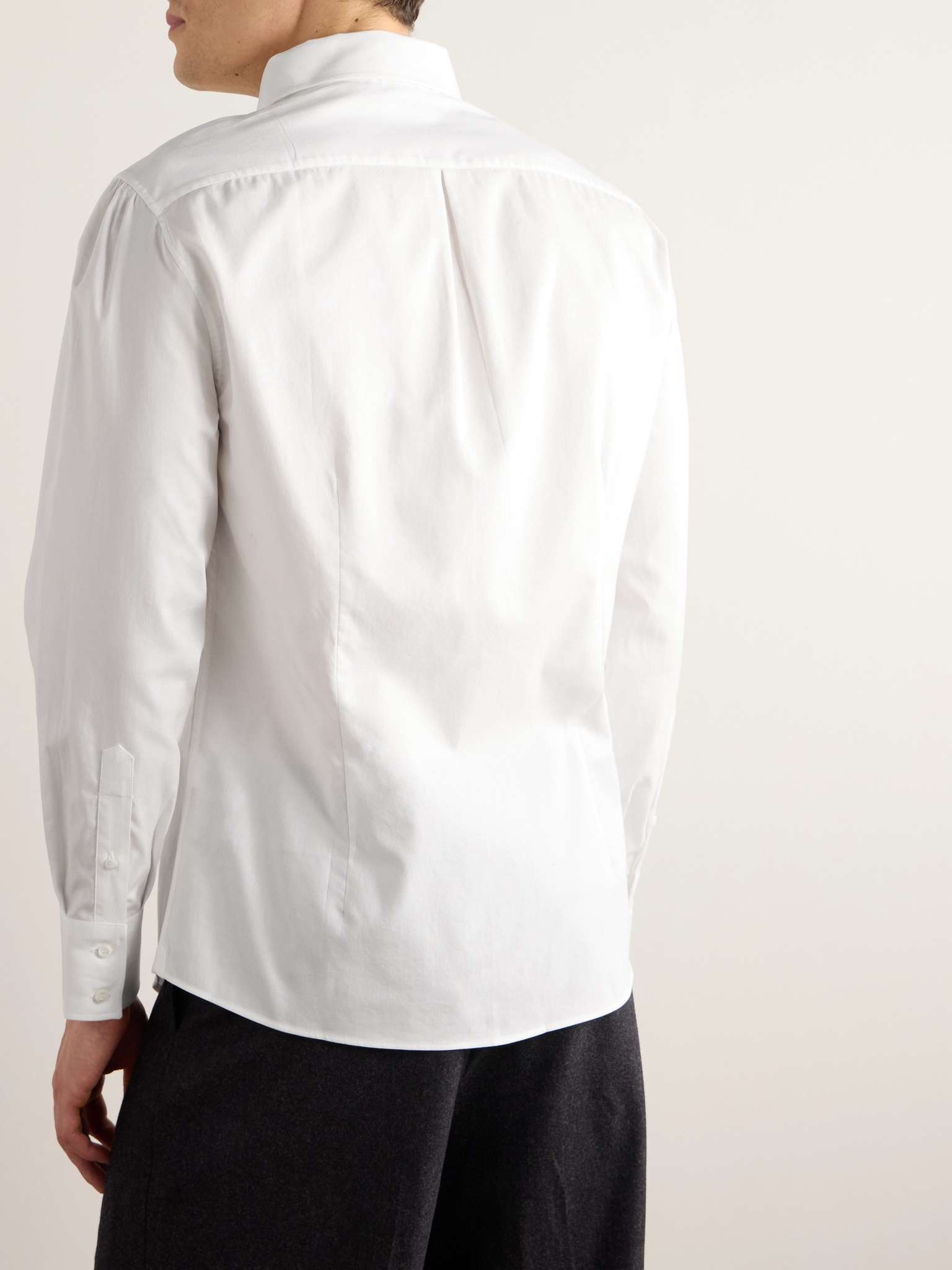 Button-Down Collar Cotton-Poplin Shirt - 4